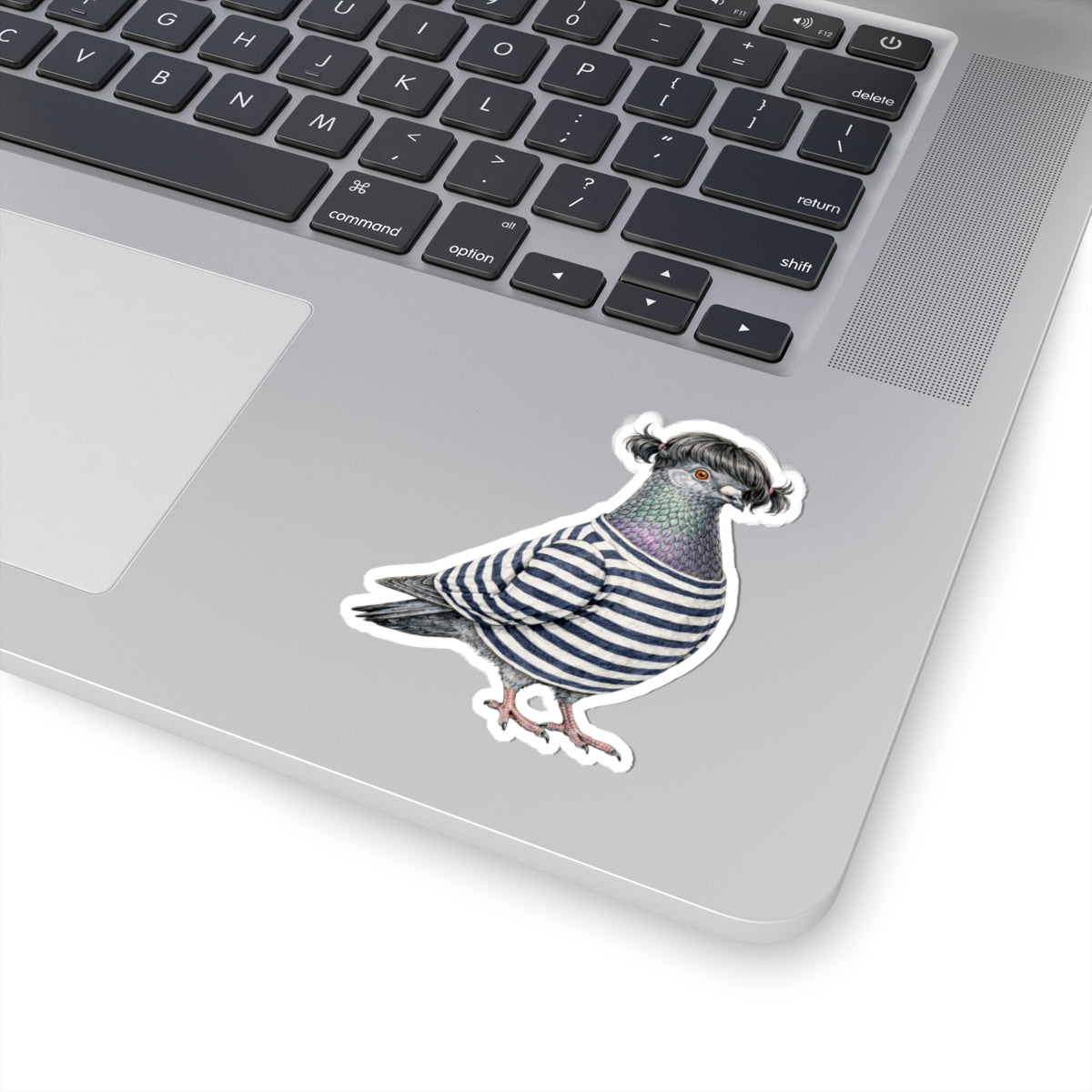 Williamsburg NYC Pigeon 3" x 3" Sticker