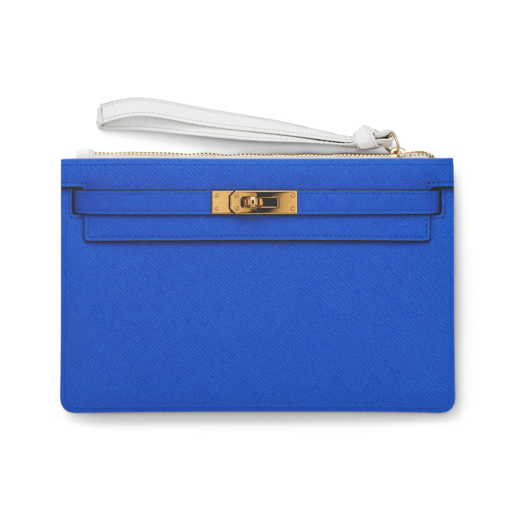 Canal Street Blue Clutch Bag — Elegant Wristlet Purse for Evening & Gifts
