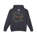 The Bronx Map Subway  Hoodie | New York Borough Outline Hooded Sweatshirt