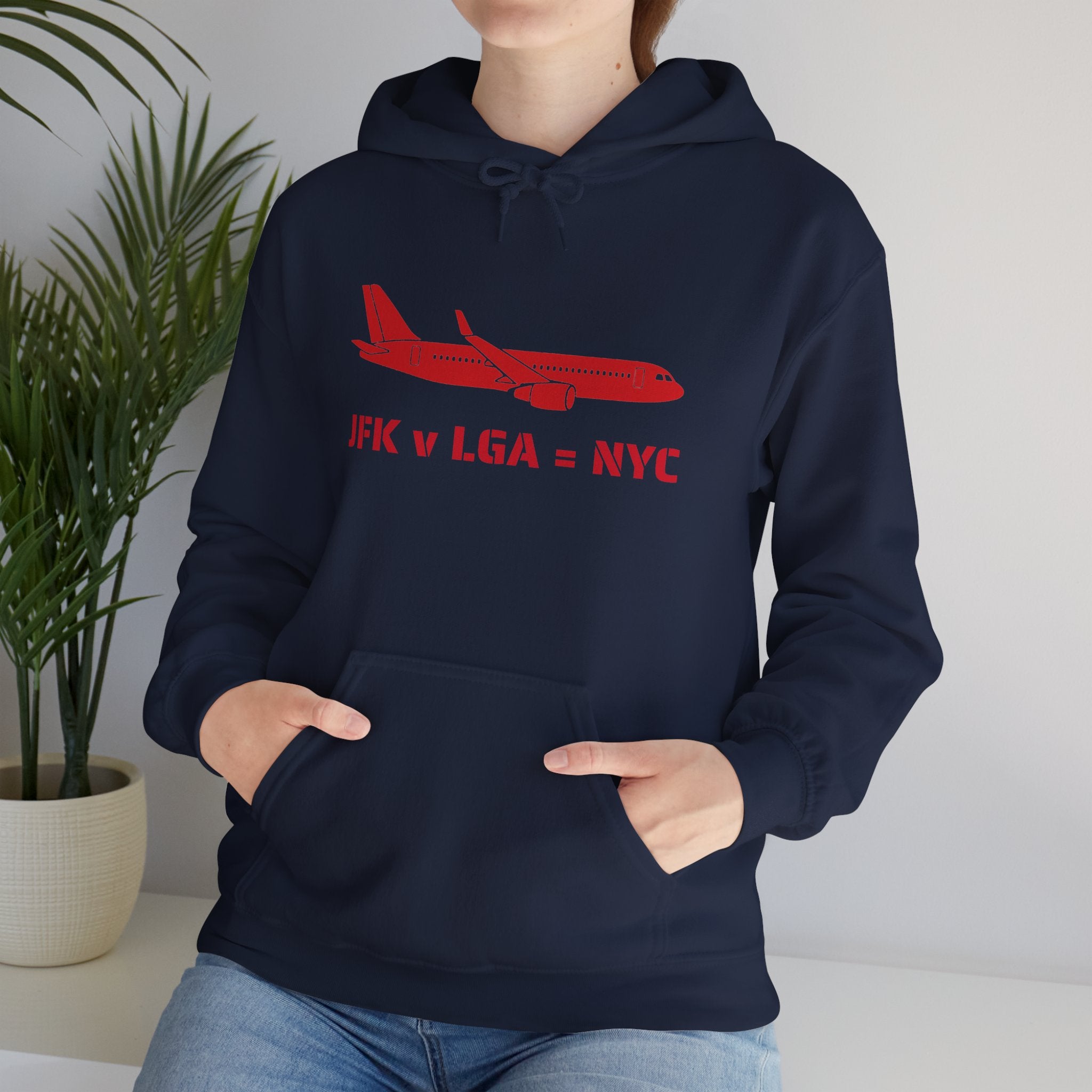 Travel Day Comfy Hoodie  |  NYC Math Hooded Sweatshirt