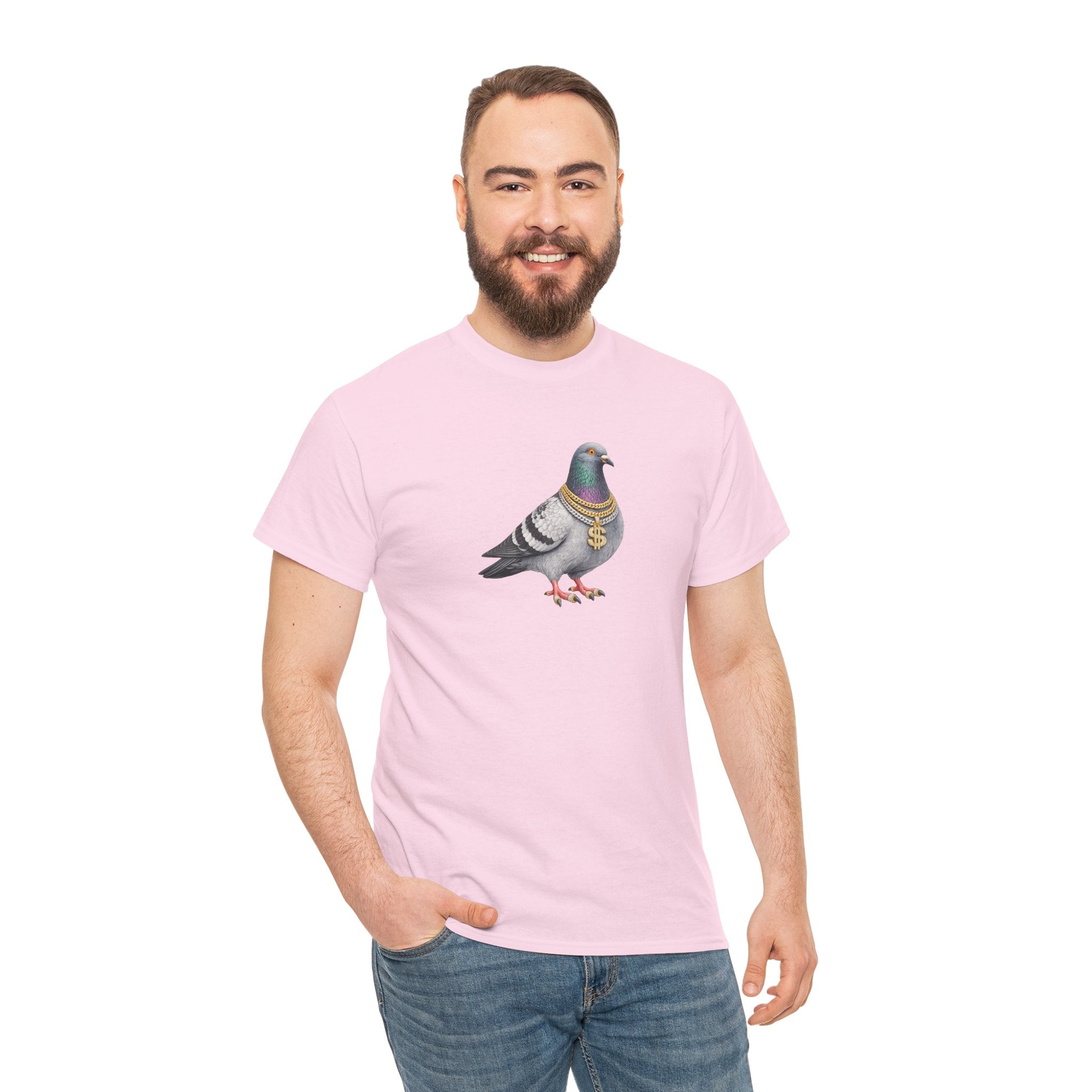 Customizable Diamond District NYC Pigeon T-Shirt | New York Jeweler Tee