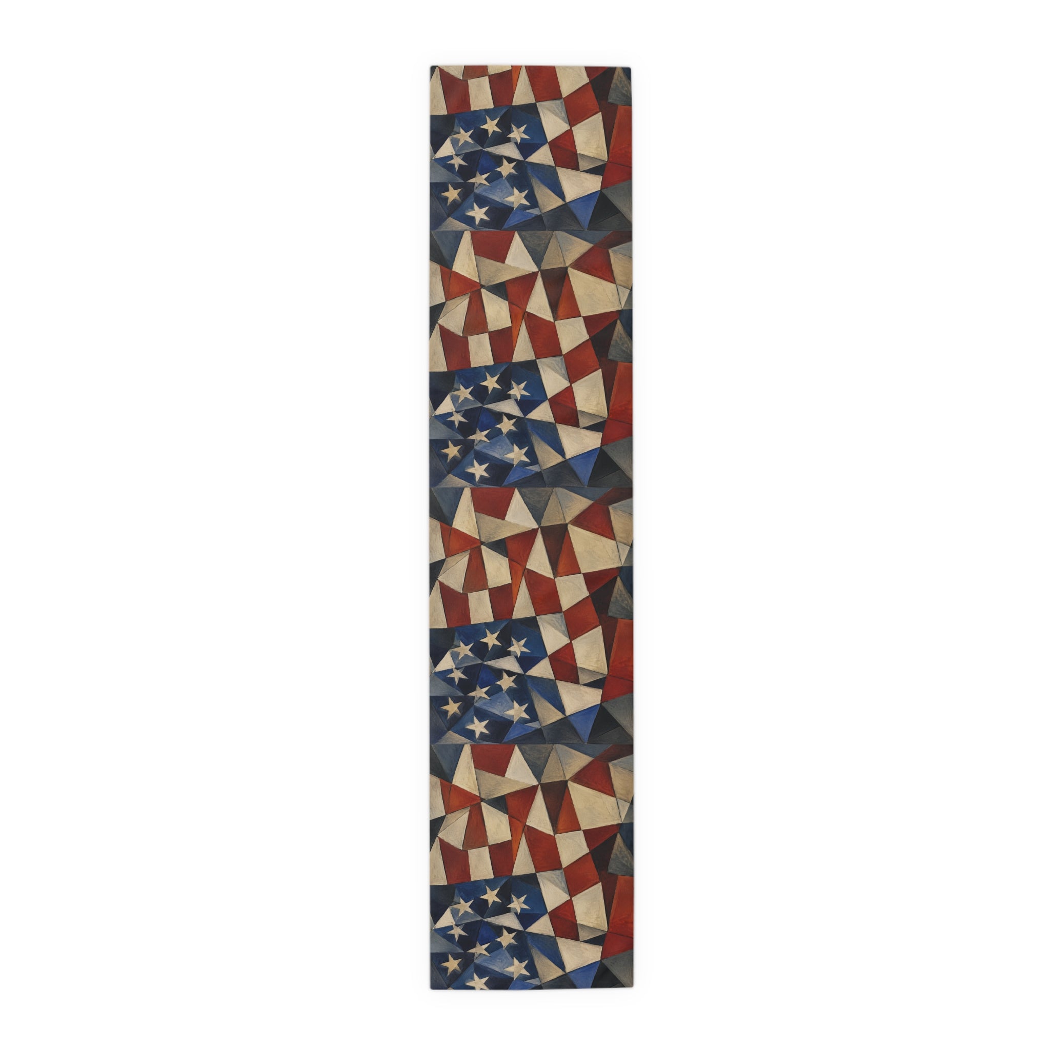 4th of July Table Runner — America 250 Red, White and Blue Table Runner