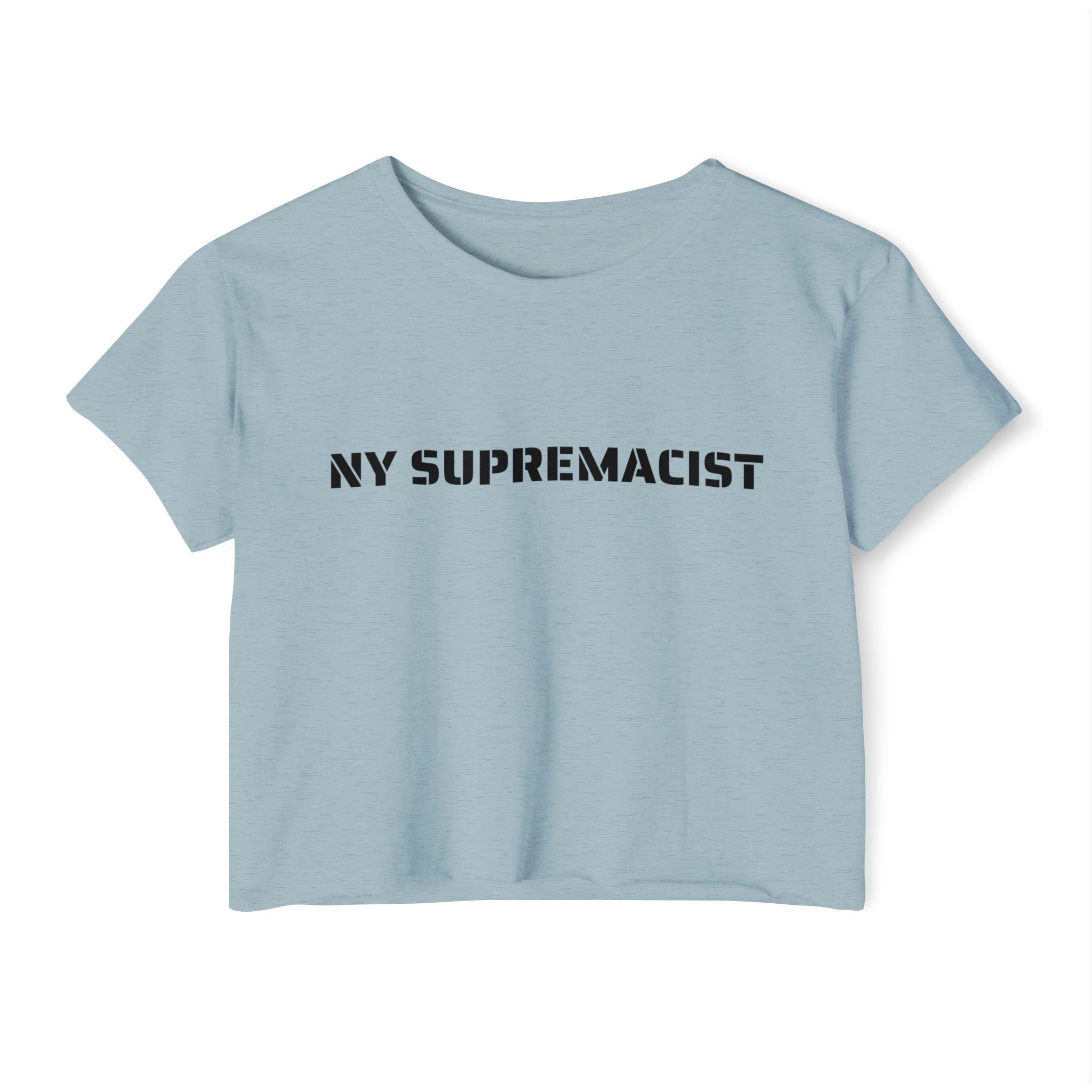 NY Supremacist Crop Top T-shirt  NYC Tee