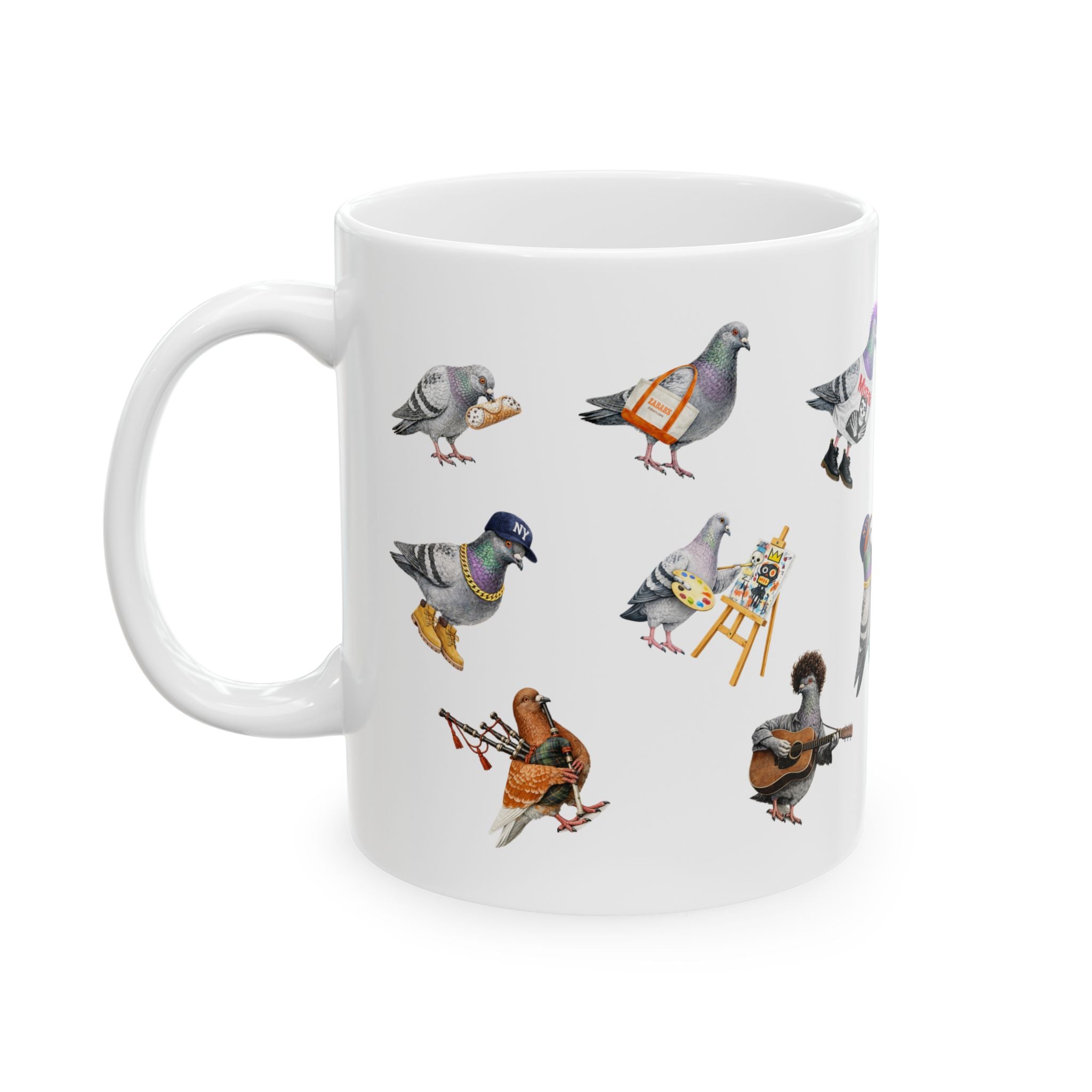 Pigeons of New York Mug | NYC Pigeon Bird Lovers Coffee Cup