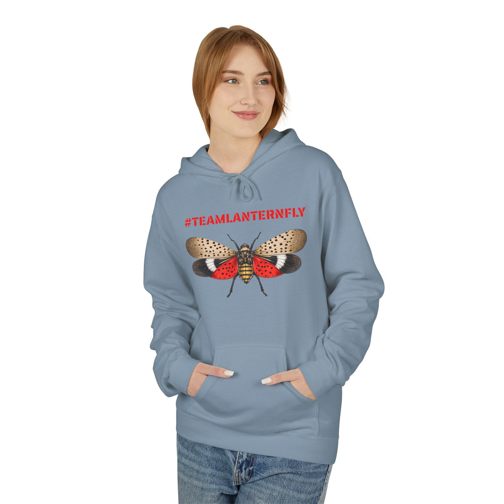 NYC Spotted Lanternfly Hoodie — Team Lanternfly Hooded Pullover Sweatshirt