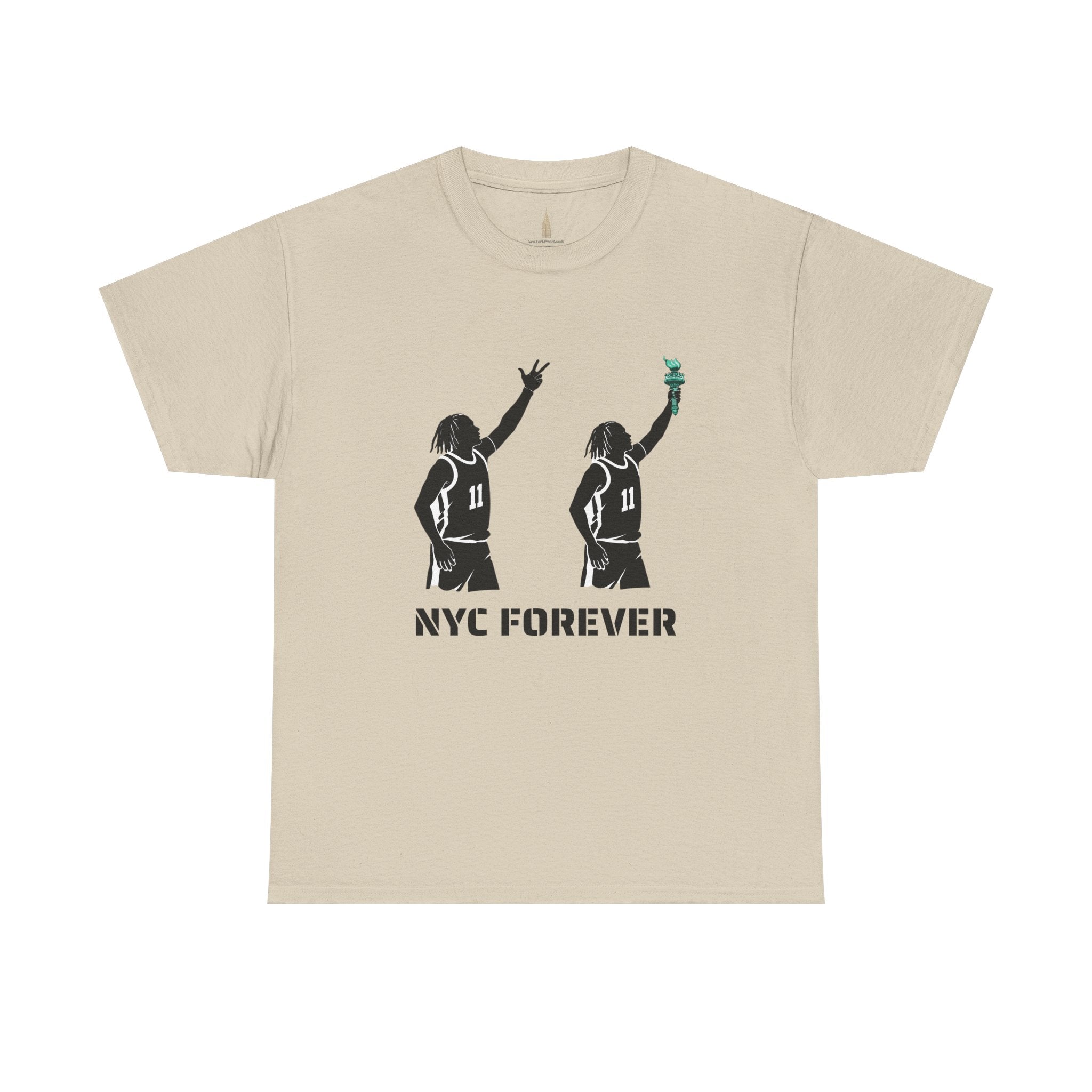 New York Basketball Jalen Brunson Tee | NYC Icons Statue of Liberty T-shirt