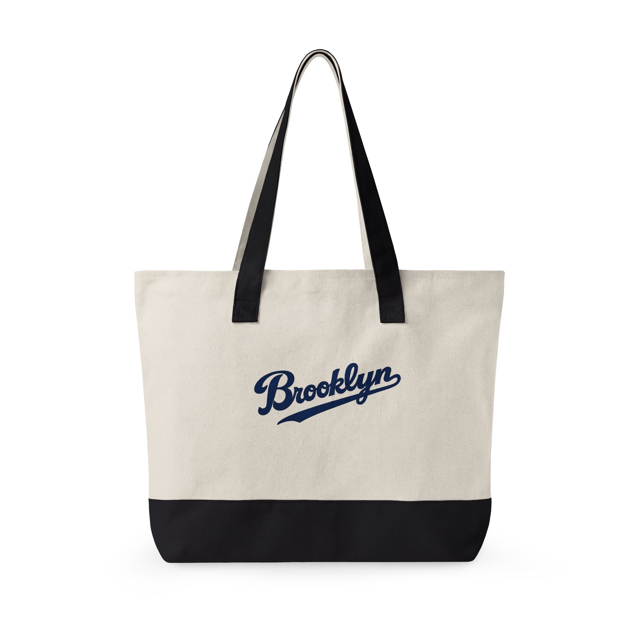 Brooklyn Canvas Tote — Zippered Market Bag