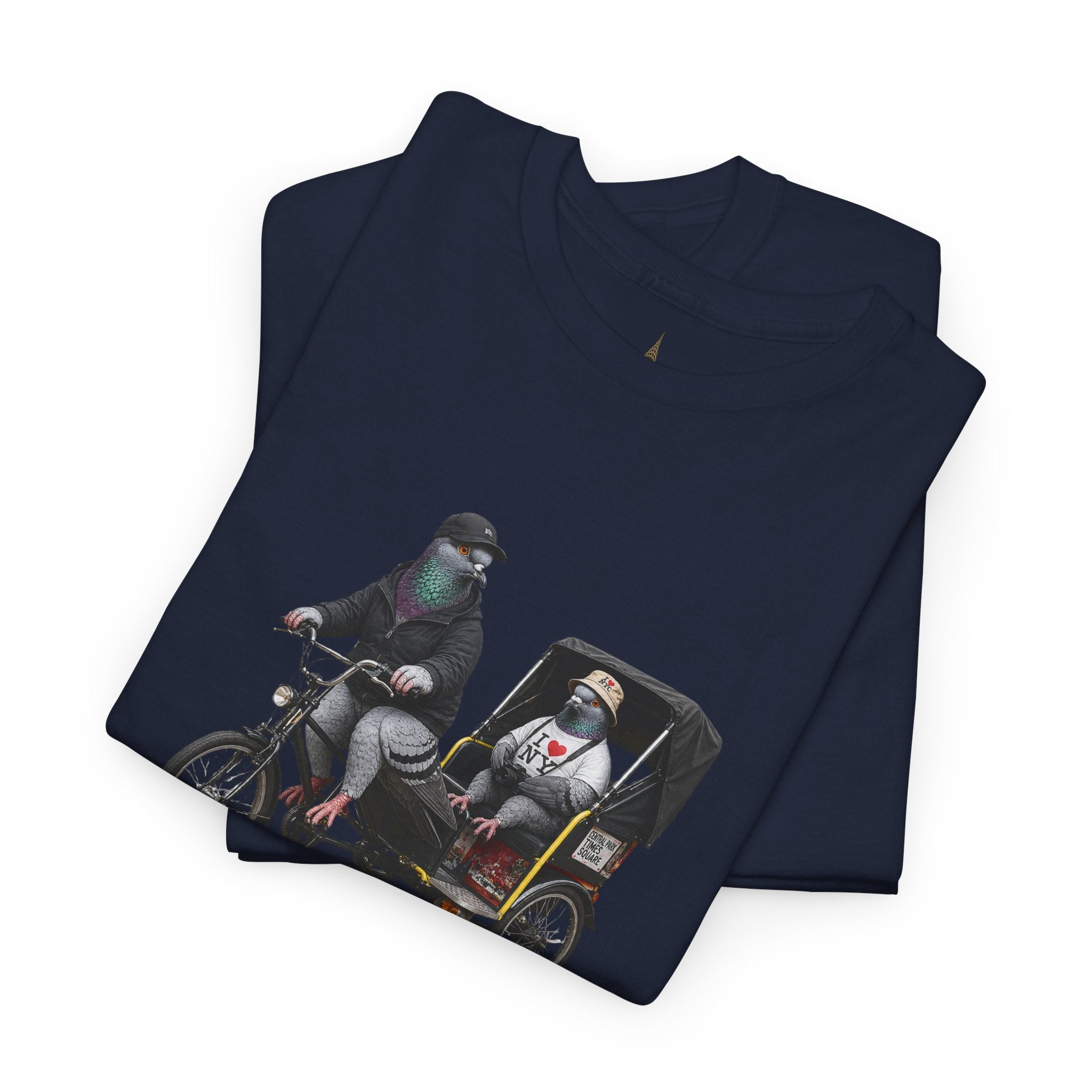 Customizable Times Square NYC Pigeon T-Shirt | Baseball Fan Tee