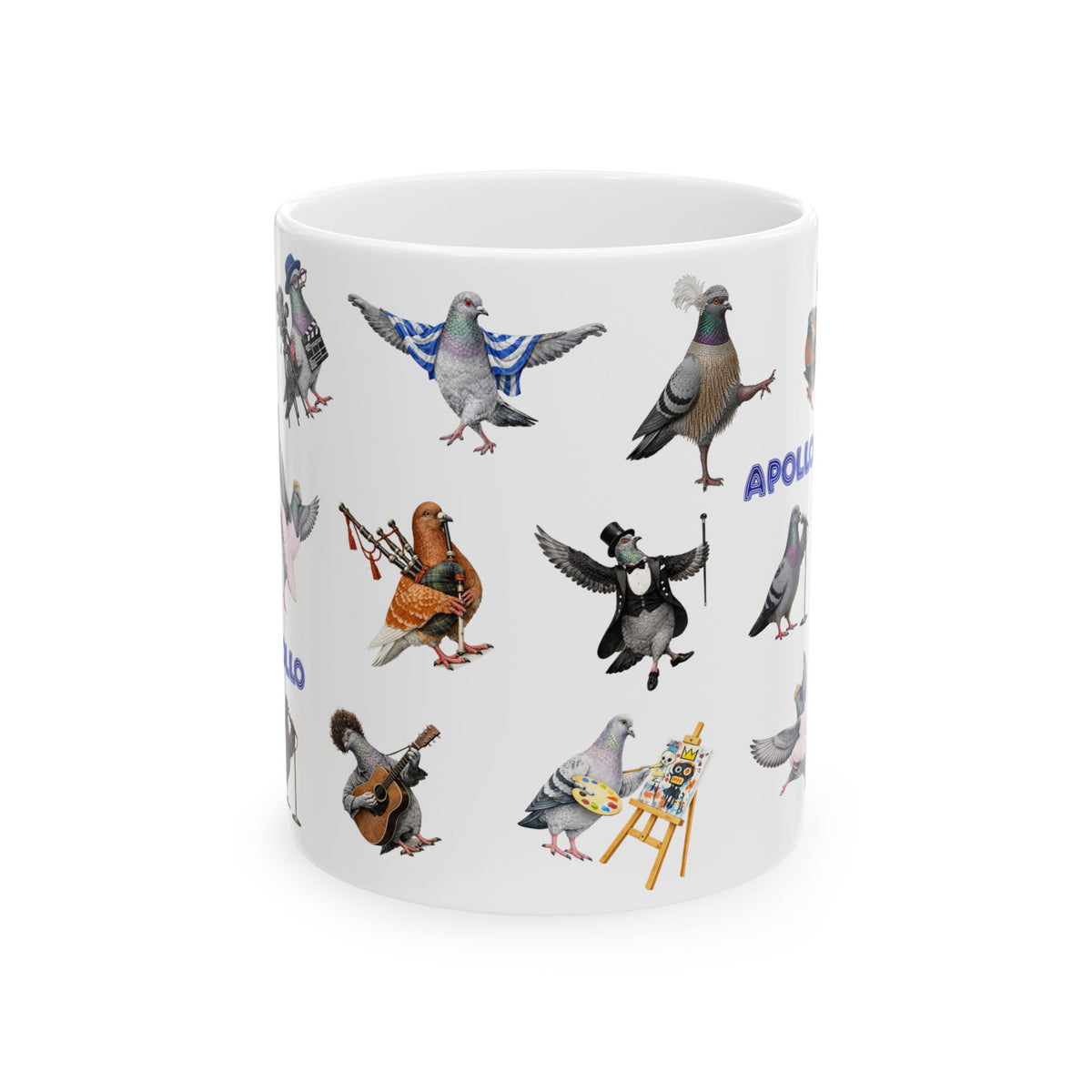 You're One Talented Bird Artistic NYC Pigeon 11oz Coffee Mug