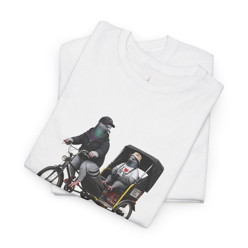 Customizable Times Square NYC Pigeon T-Shirt | Baseball Fan Tee