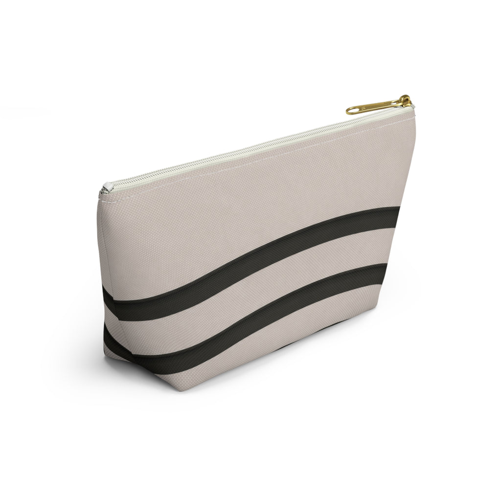 Guggenheim Museum Makeup Bag — T‑Bottom Accessory Pouch