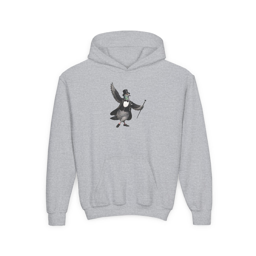 Sudadera con capucha para niños de Broadway NYC con paloma personalizable | Sudadera con capucha para niños amantes de las aves y el teatro de Nueva York