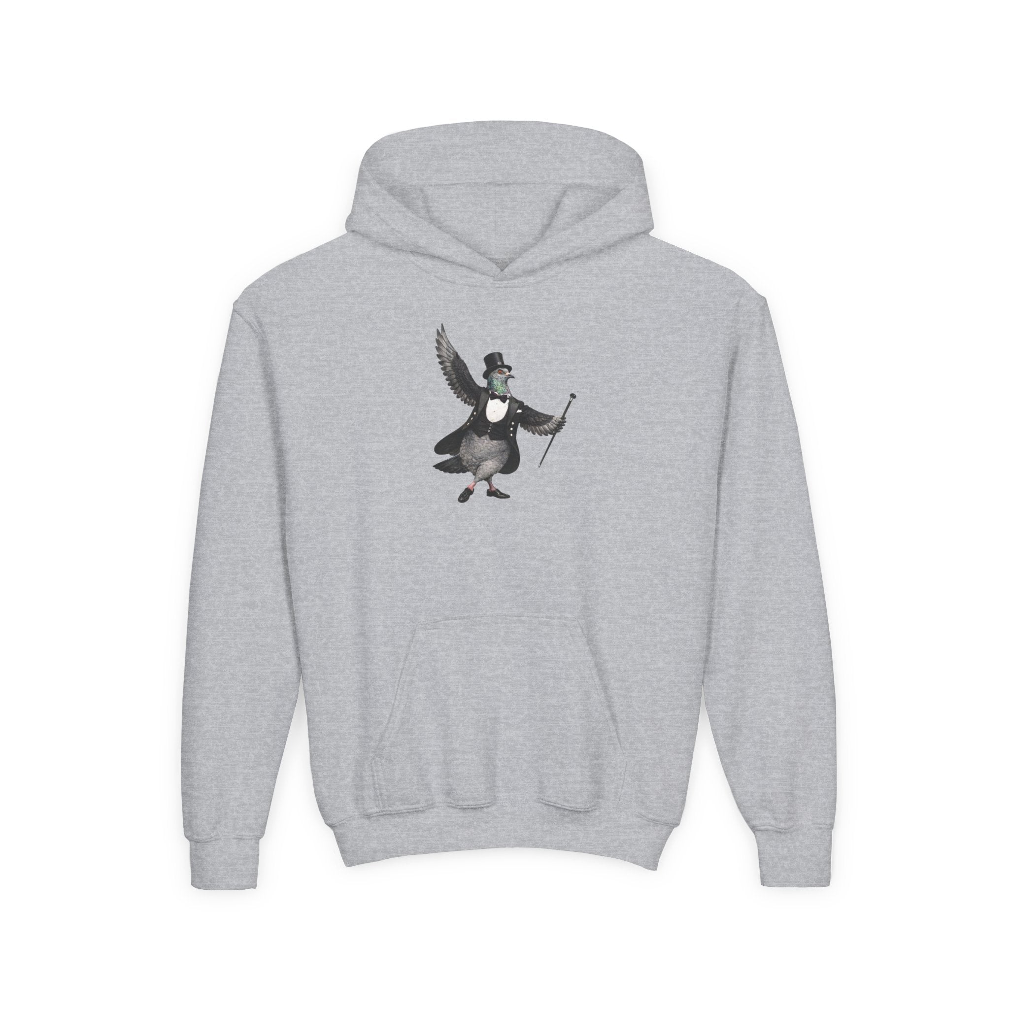 Sudadera con capucha para niños de Broadway NYC con paloma personalizable | Sudadera con capucha para niños amantes de las aves y el teatro de Nueva York