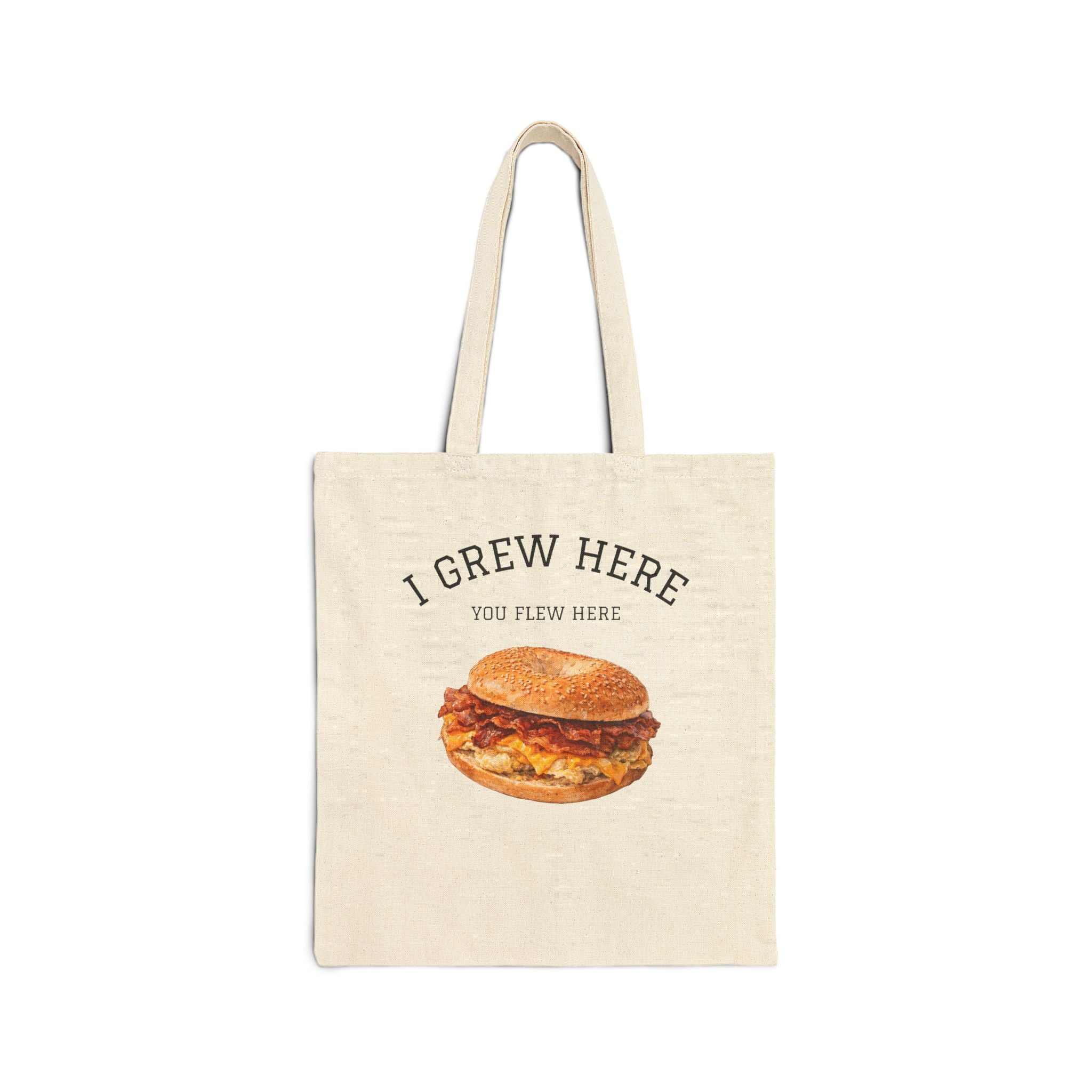 Bacon Egg and Cheese Bag | I Grew Here You Flew Here NYC Tote Bag