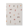 Icons of the Hamptons Heather Gray Softcover Notebook