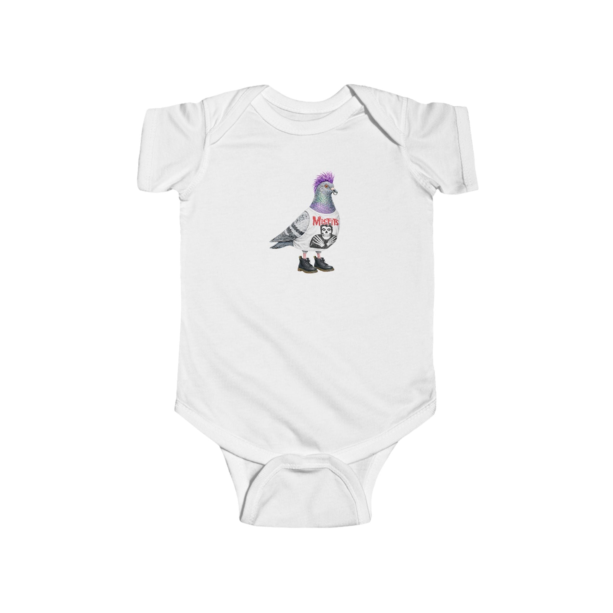 Customizable East Village NYC Pigeon Baby Onesie | New Yorker Reveal Infant Bodysuit