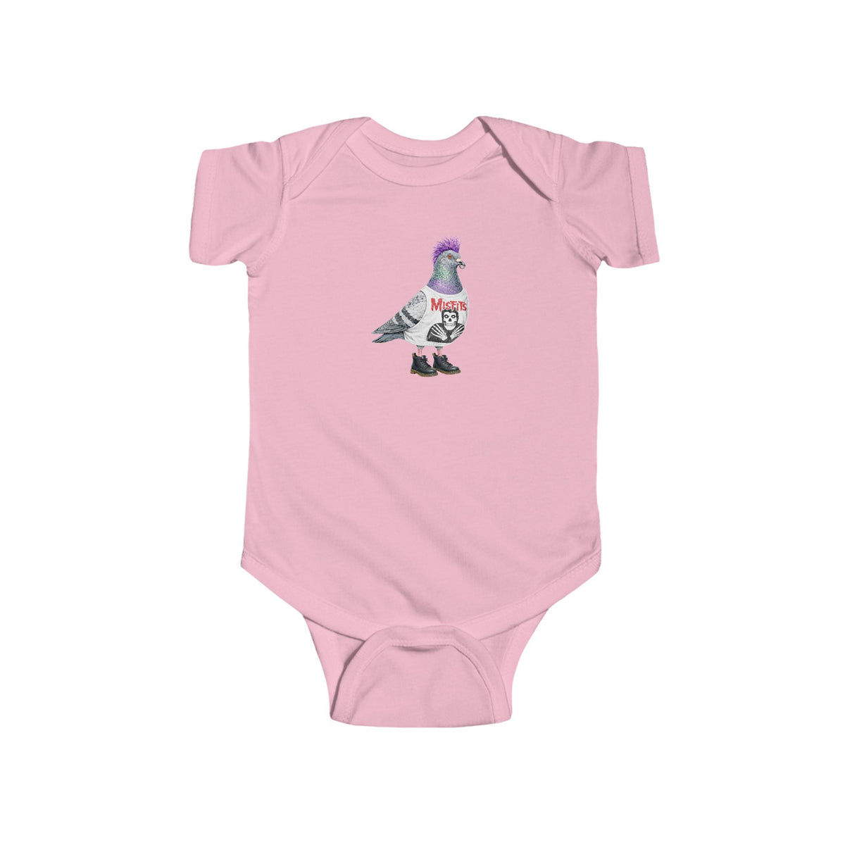 Customizable East Village NYC Pigeon Baby Onesie | New Yorker Reveal Infant Bodysuit