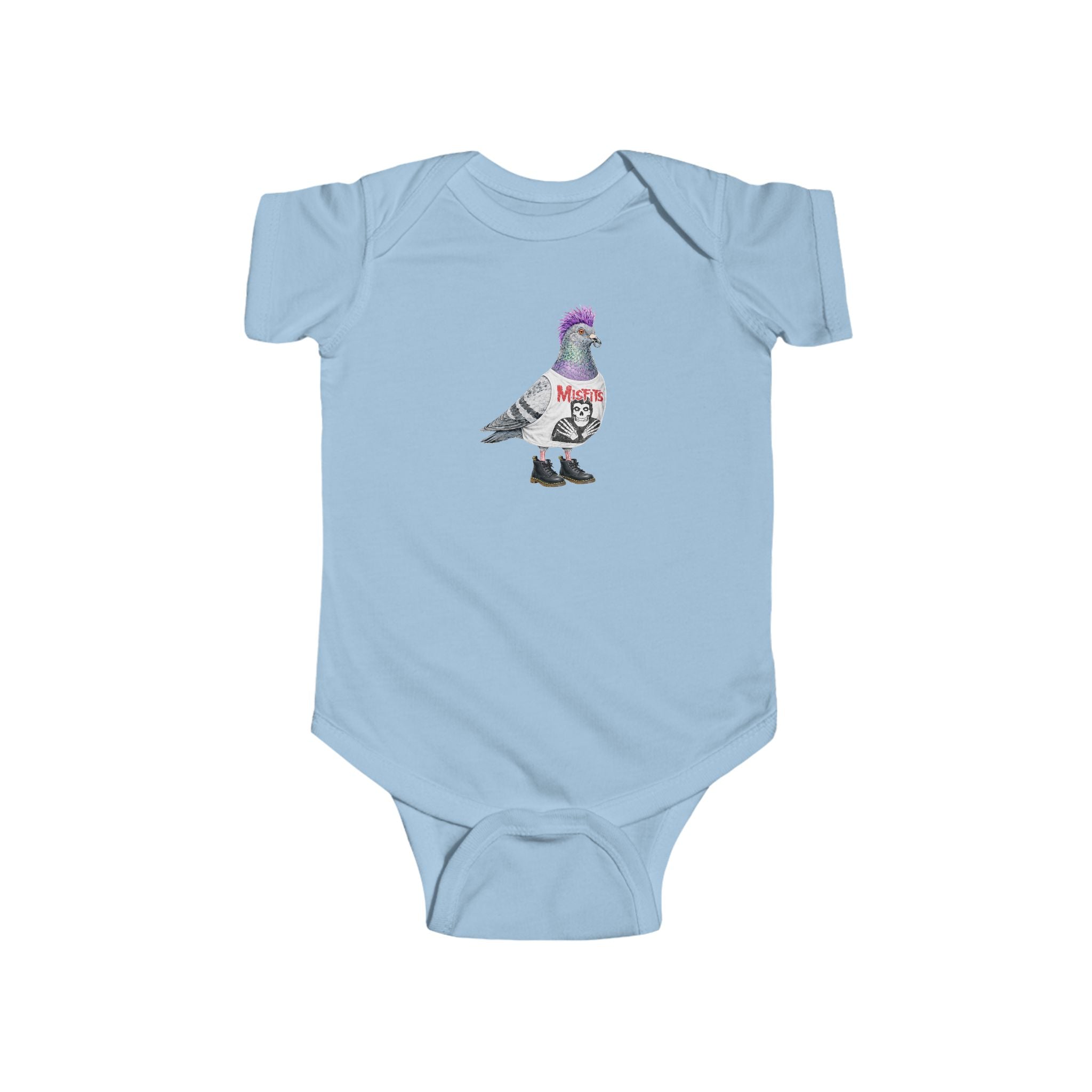 Customizable East Village NYC Pigeon Baby Onesie | New Yorker Reveal Infant Bodysuit