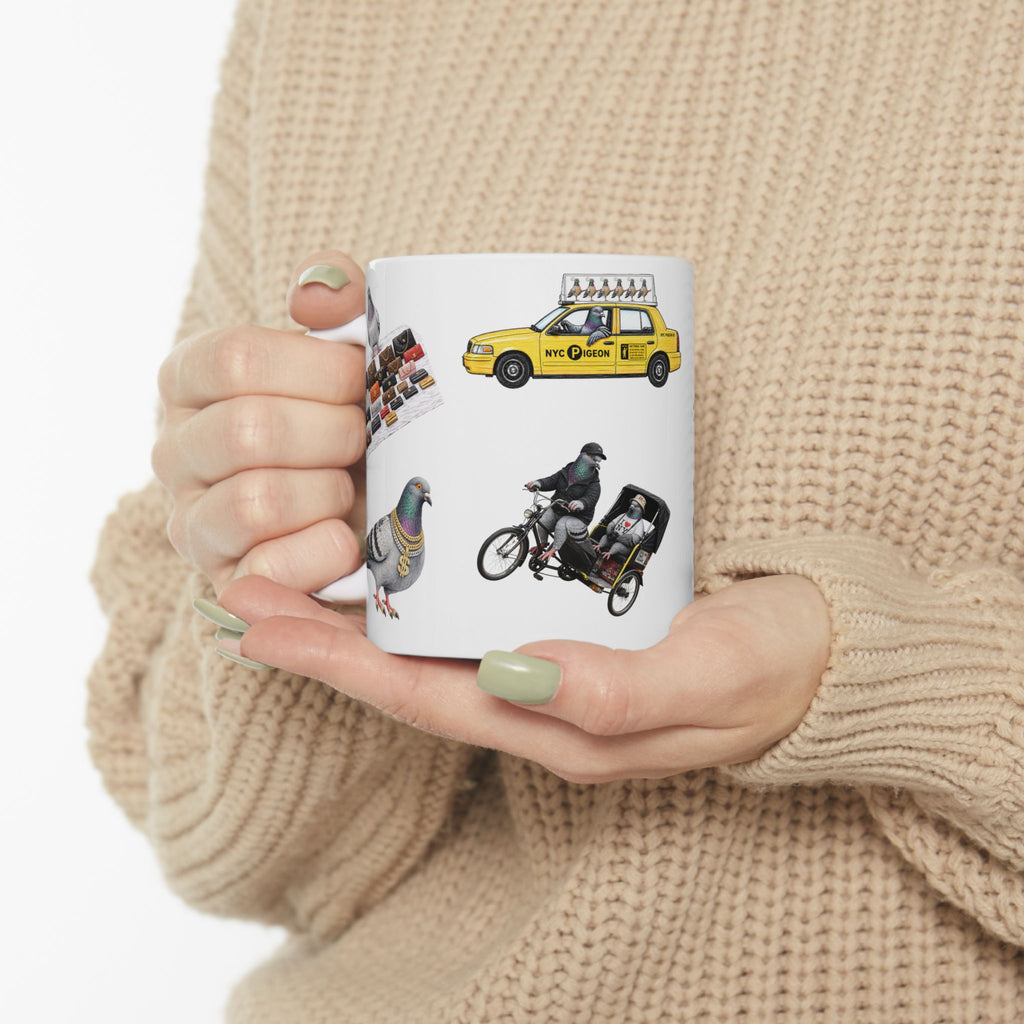 Hard Working New Yorkers | NYC Pigeon 11oz Coffee Mug