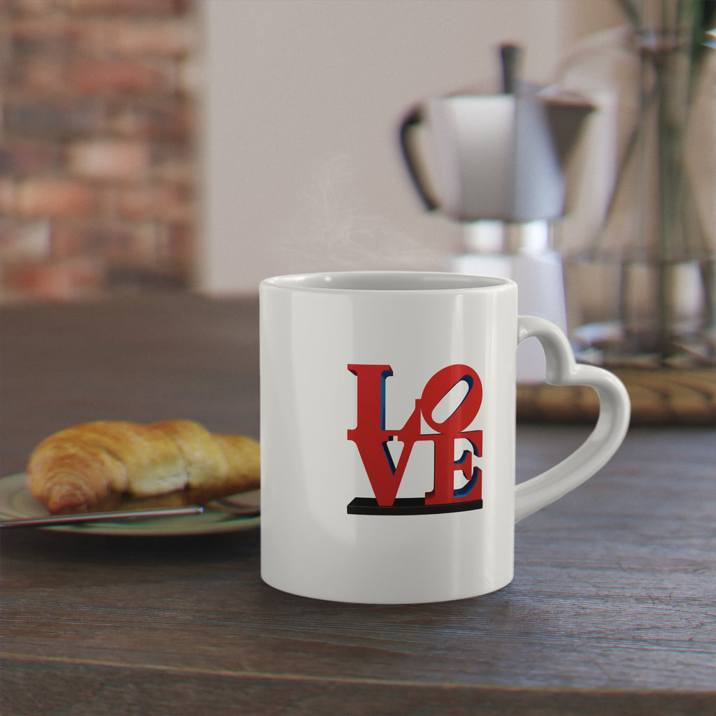Love Heart Mug | Red Heart Valentine's Day Mug