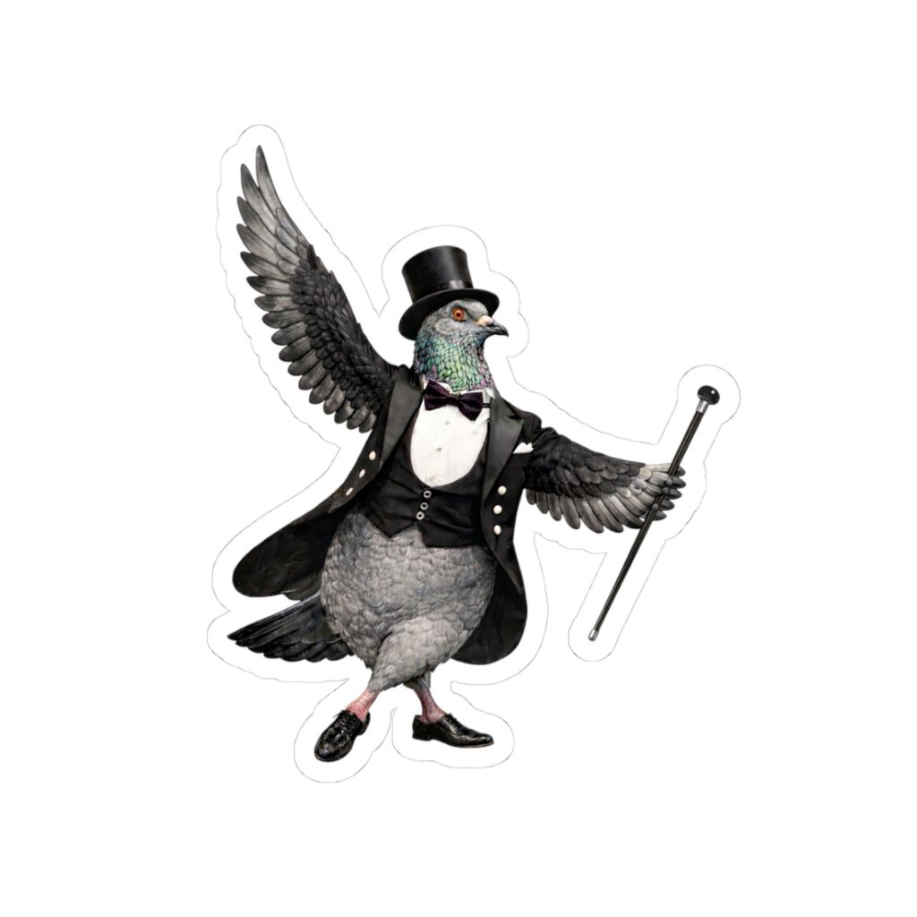 Broadway NYC Pigeon 3" x 3" Sticker