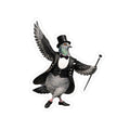 Broadway NYC Pigeon 3" x 3" Sticker