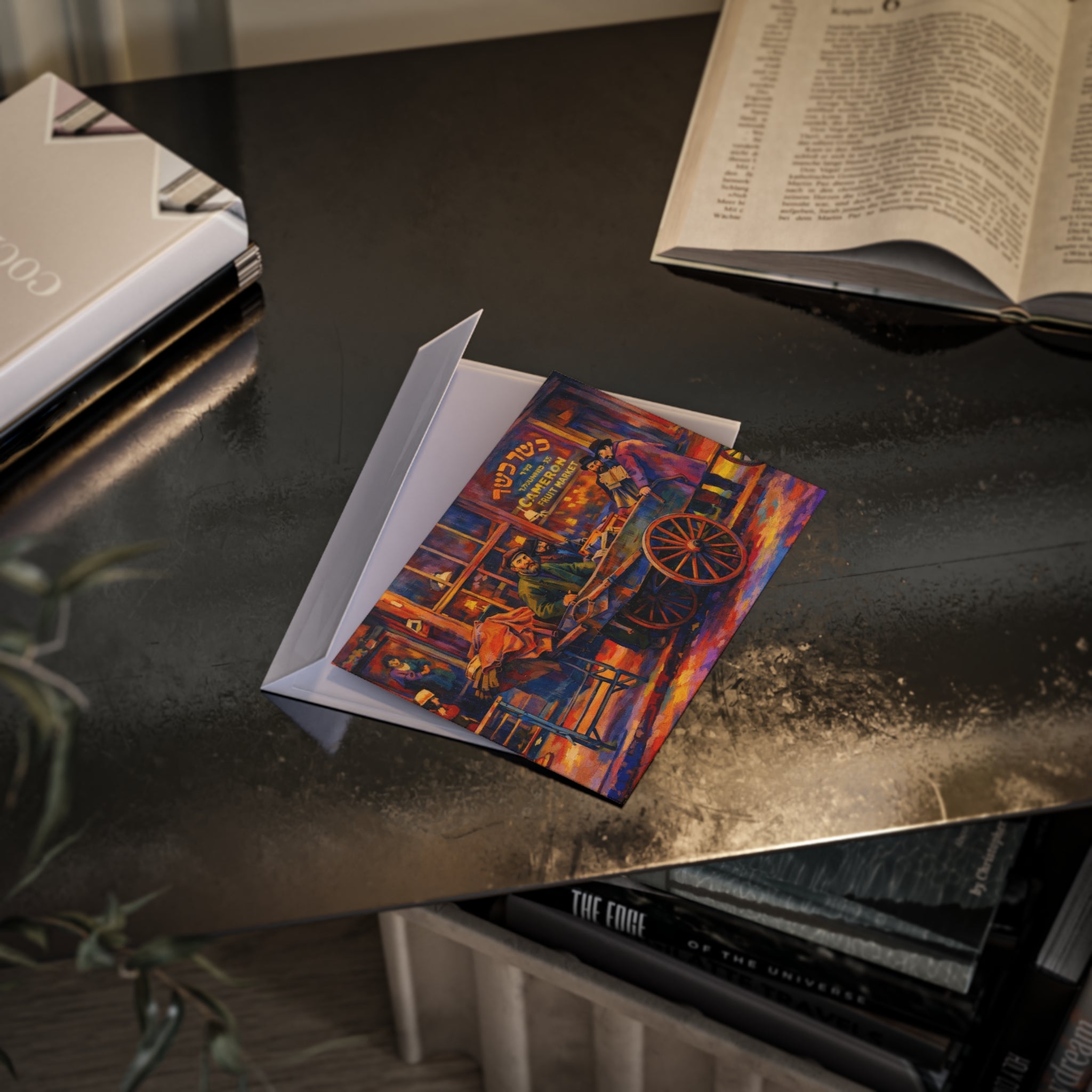 Colorized Historic Lower East Side NYC Postcard | One-Sided Art Postcard