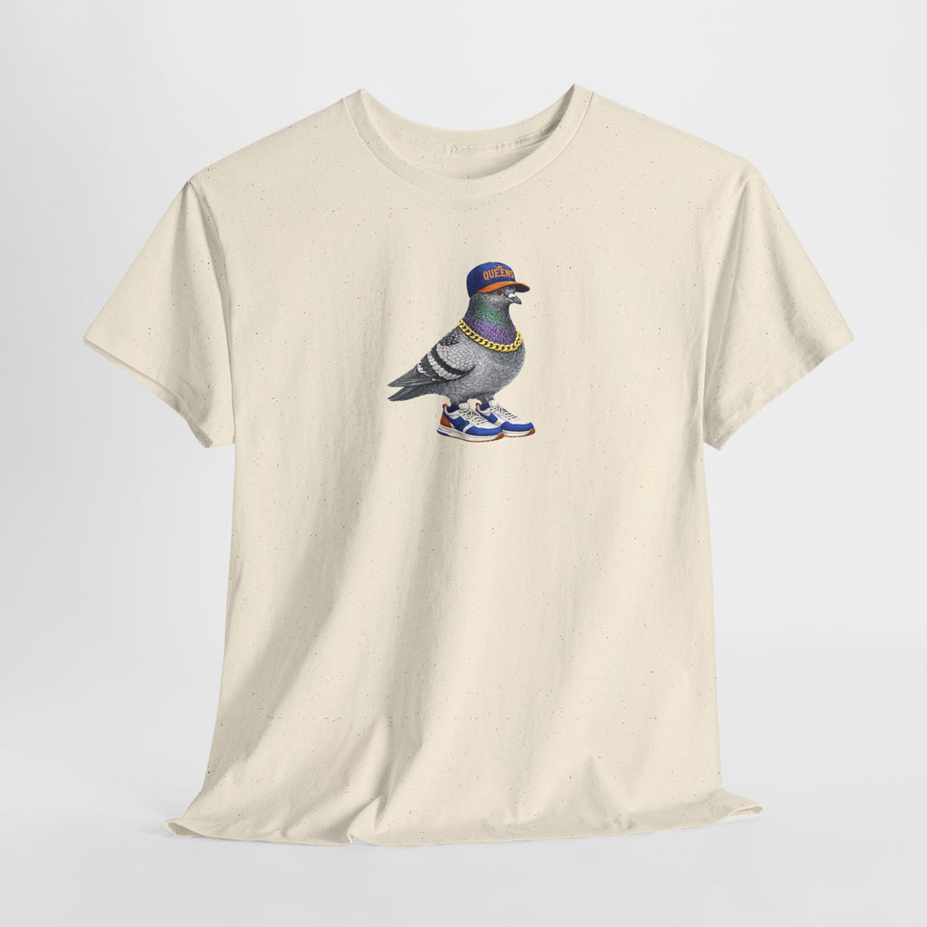 Customizable Queens NYC Pigeon T-Shirt | Baseball Fan Tee