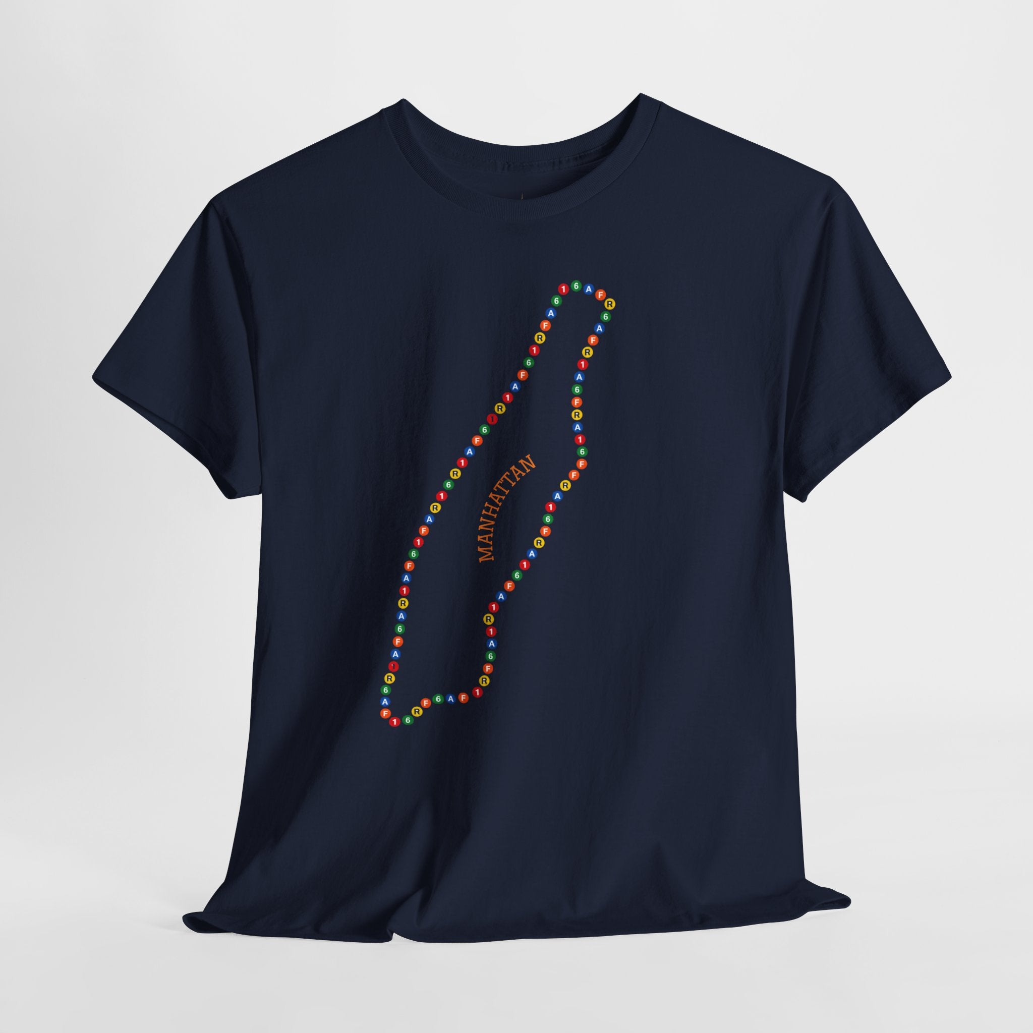 Manhattan Map T-Shirt | Subway Signs Tee