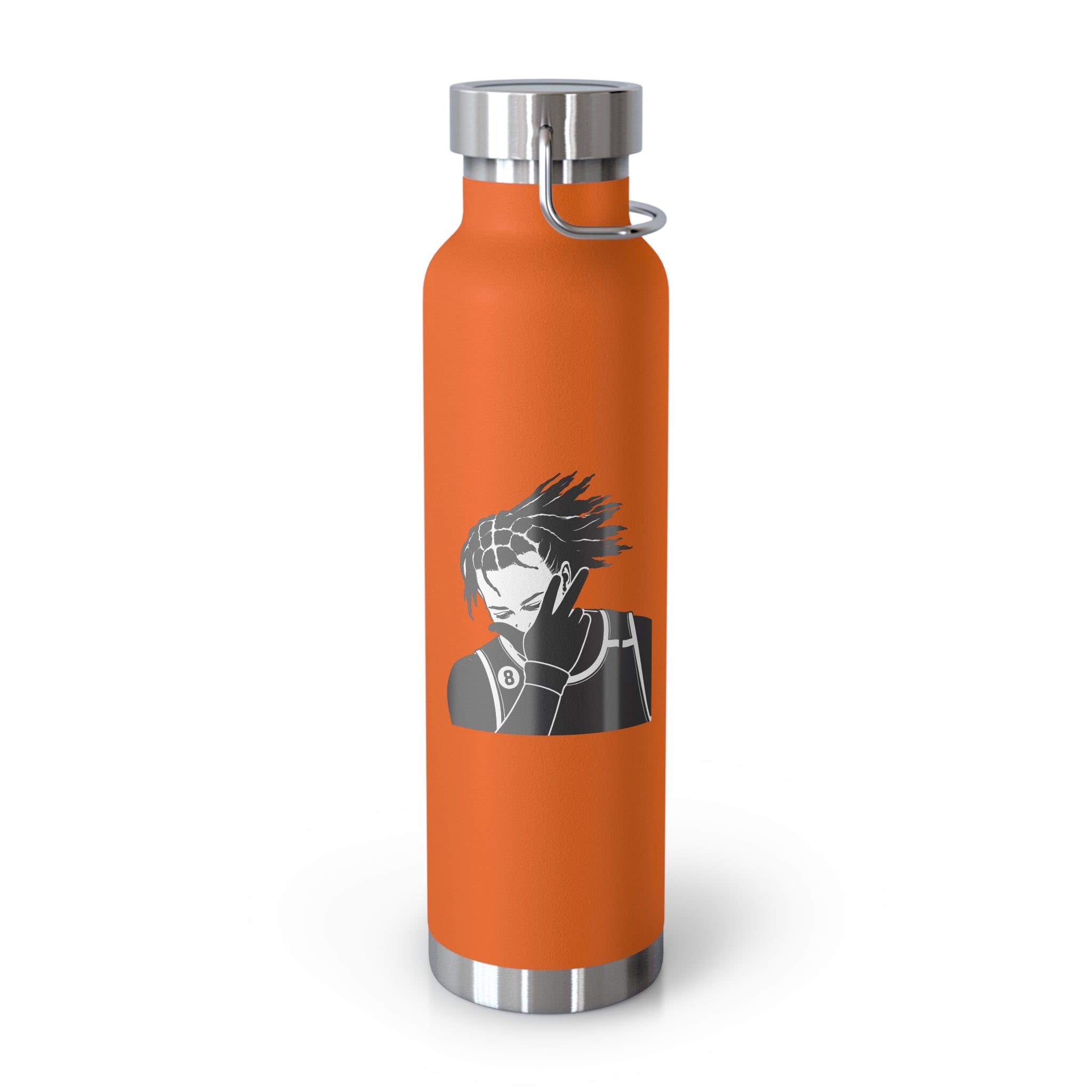 Customizable Jalen Brunson Copper Vacuum Bottle 22oz | Insulated Water Bottle