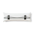 Brooklyn Bridge Silhouette Pillow – Minimalist Cityscape Decor