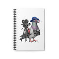 Customizable Tribeca NYC Pigeon Spiral Journal | Bird Lovers Notebook