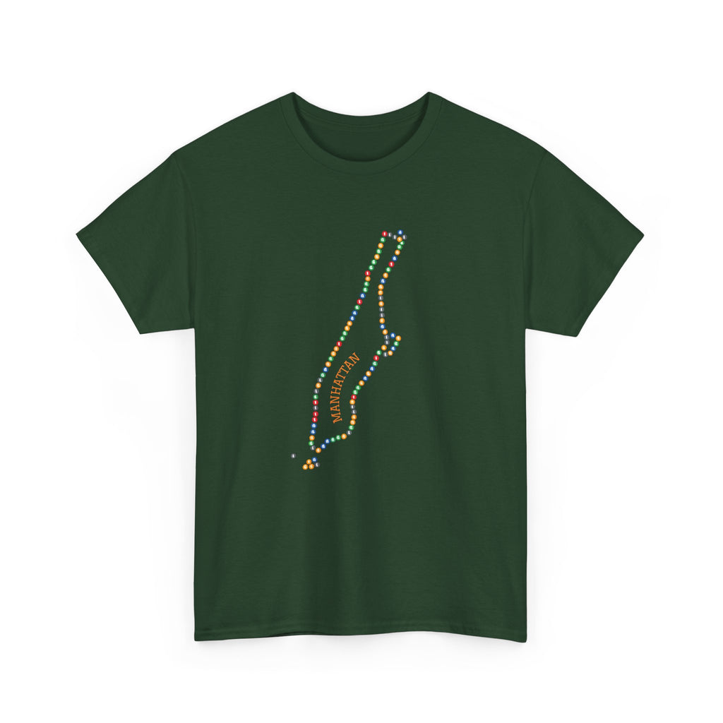 Manhattan Map T-Shirt | Subway Signs Tee