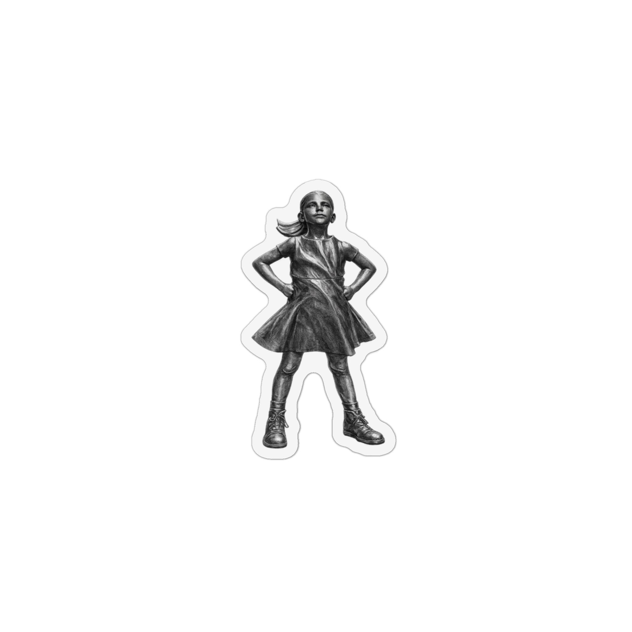 Fearless Girl Magnet | New York City Feminist Fridge Magnet Souvenir