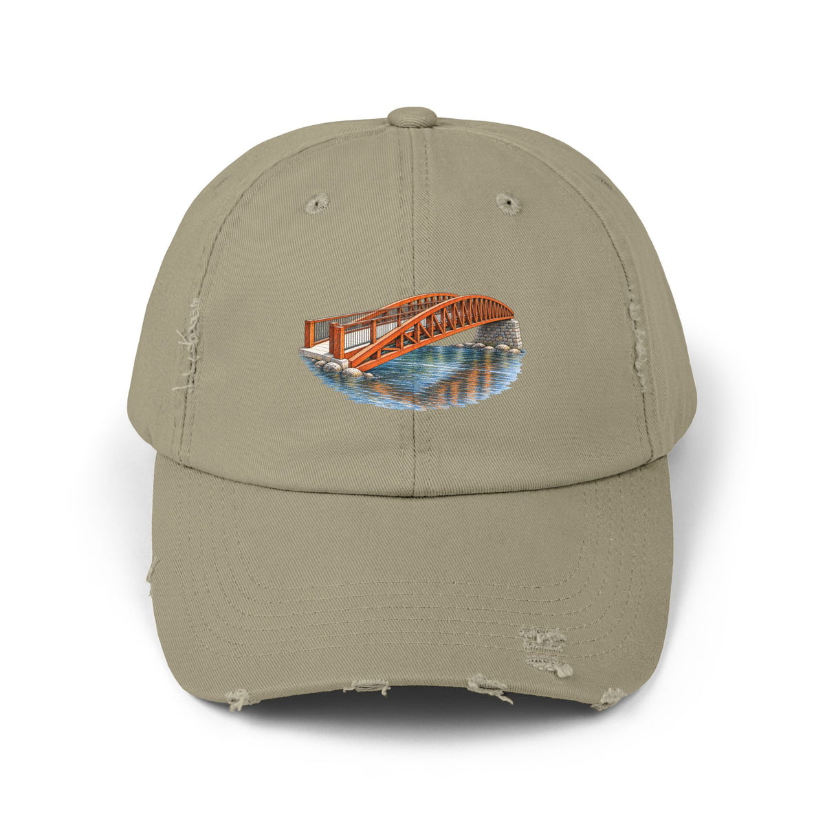 Neversink Crossing Distressed Cap — Fallsburg Catskills Upstate New York Hat