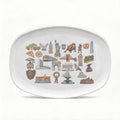 Icons of New York Melamine Bagel Tray