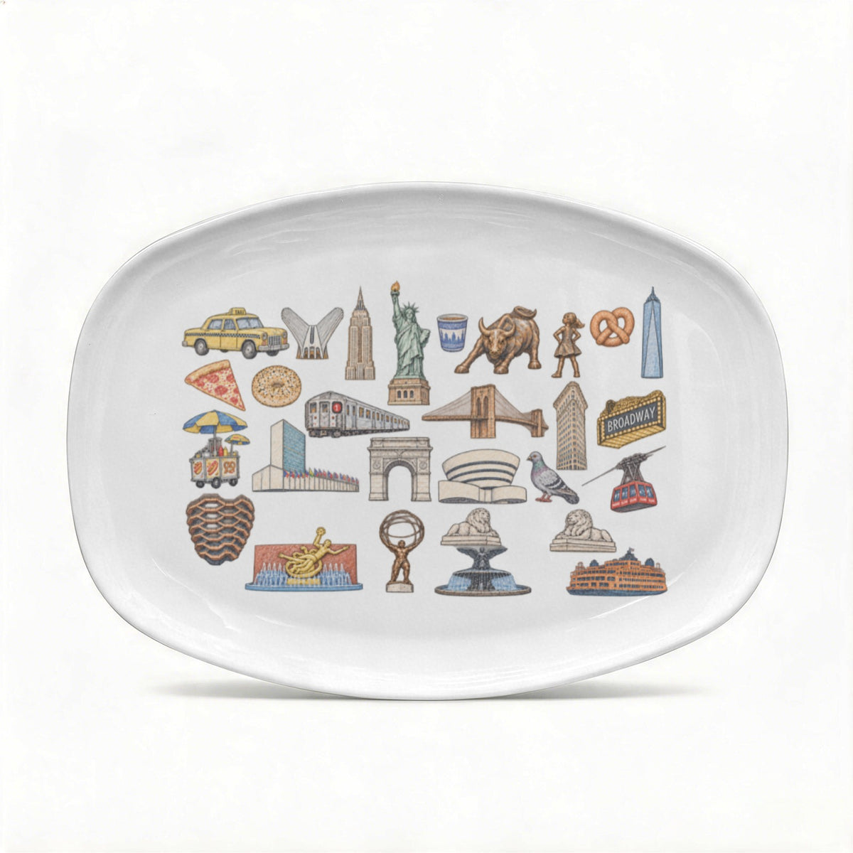 Icons of New York Melamine Bagel Tray