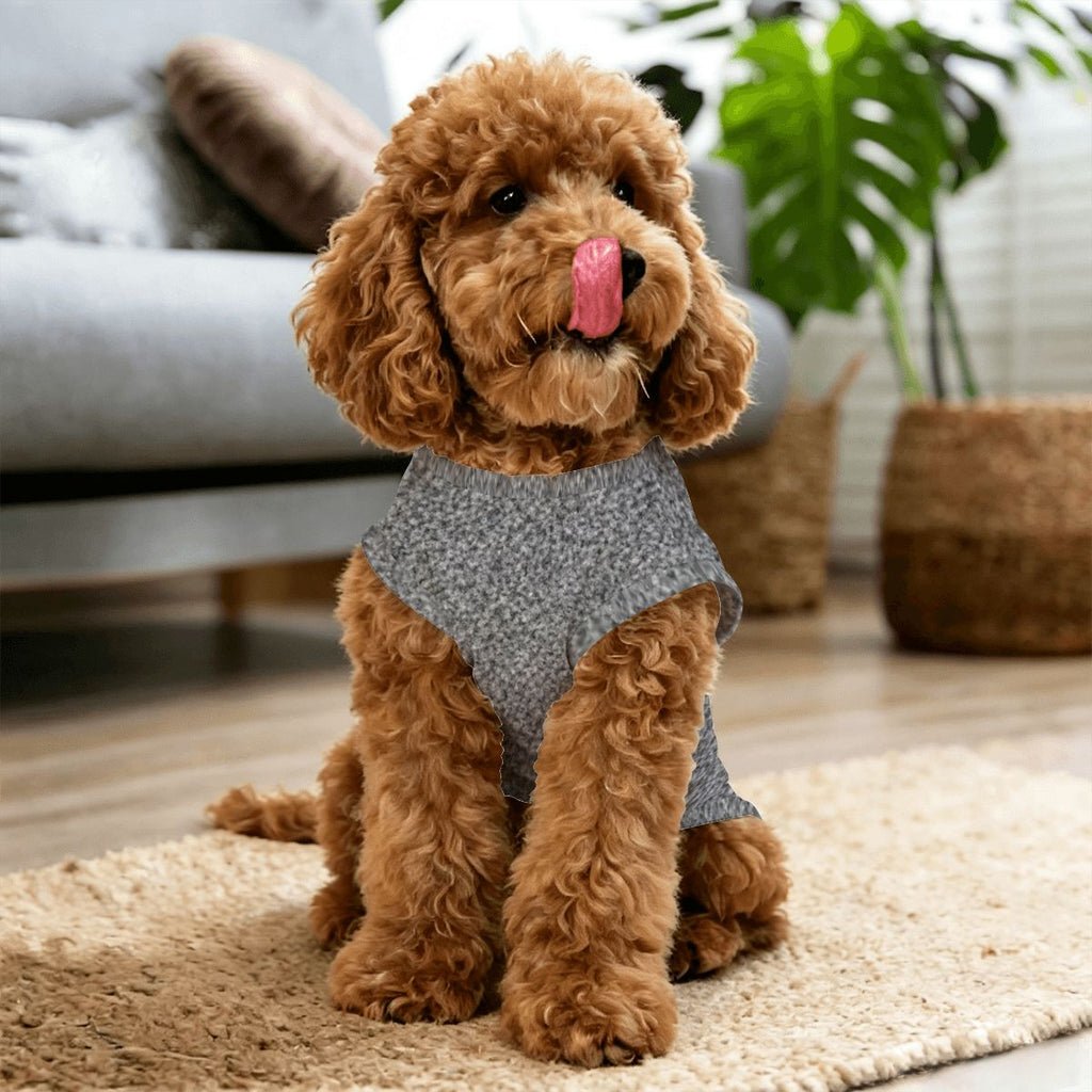 Financial District Gray Polyester Small Dog Vest   FiDi Finance Bro Dog