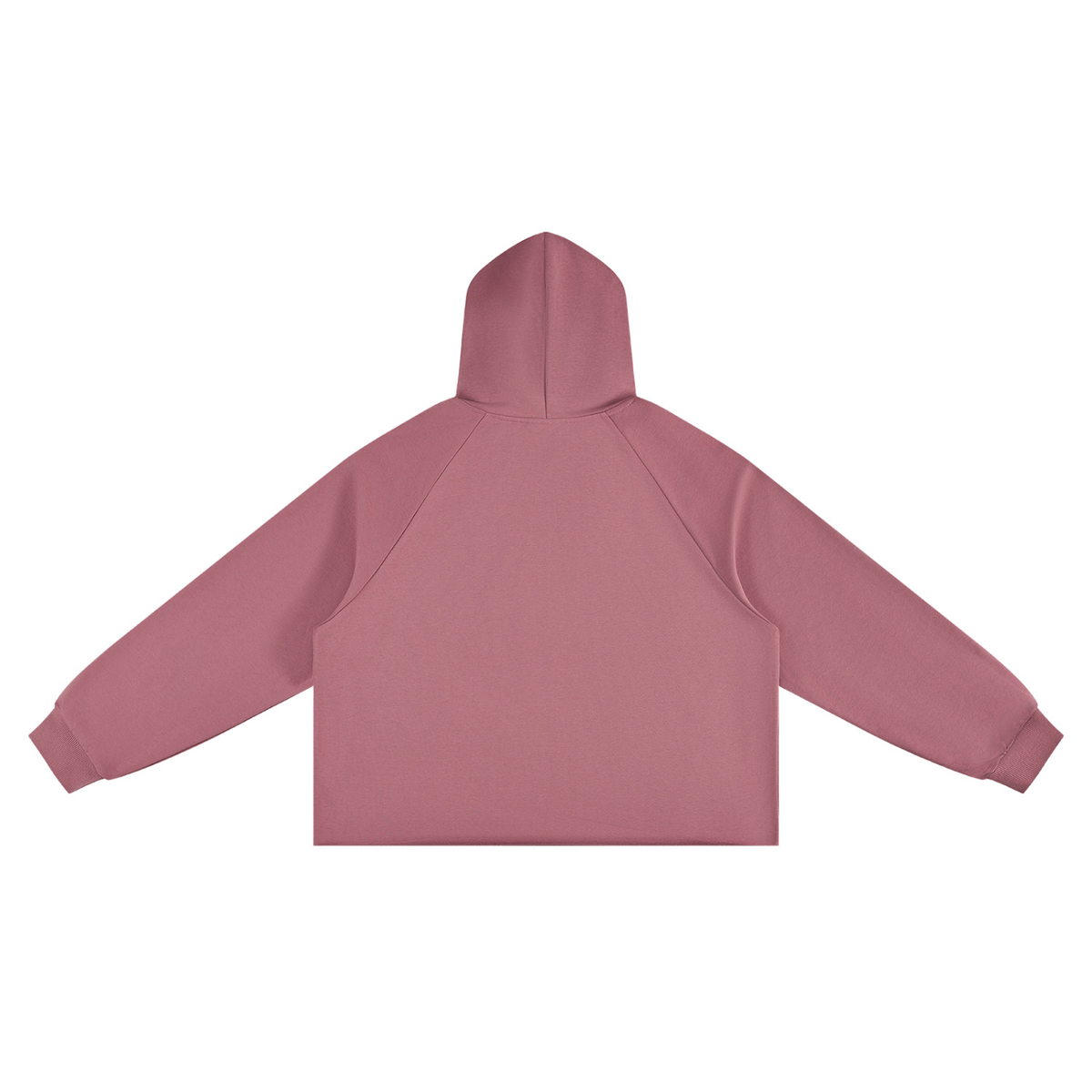 It's Mauve, Bro Unisex Vintage Wash Raw Edge Boxy Hoodie