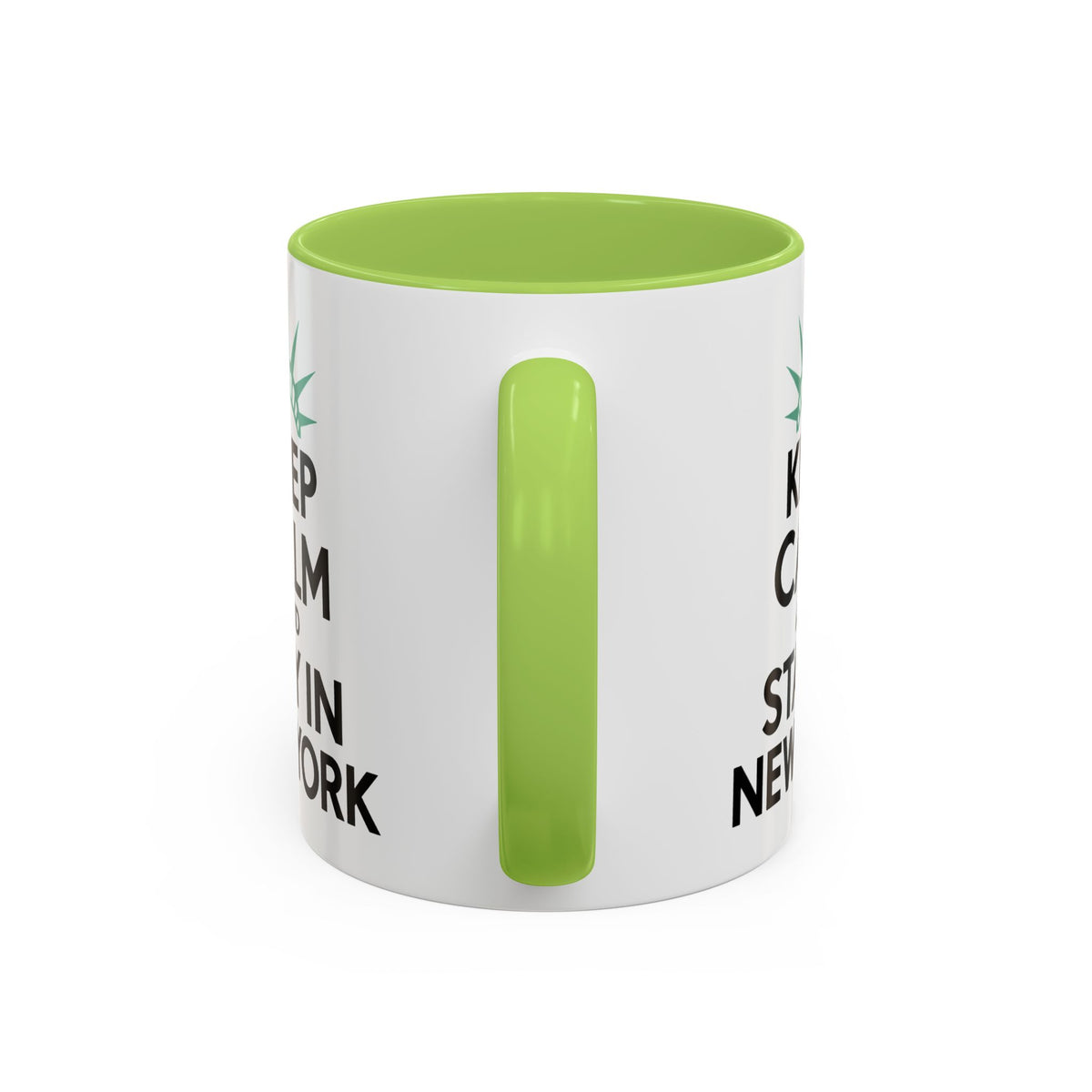 Keep Calm and Stay in New York Accent Coffee Mug 11oz + 15oz