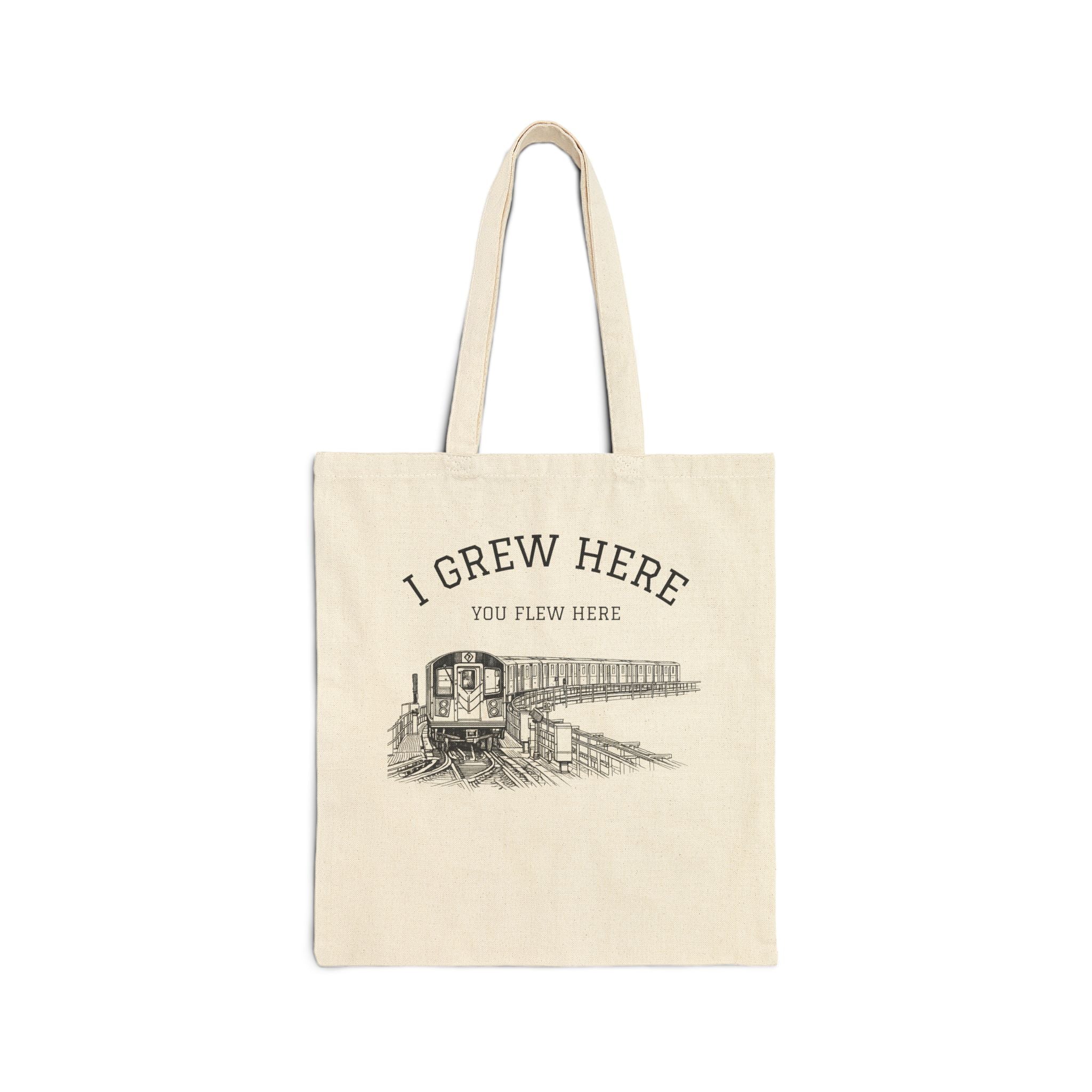 Elevated Subway Bag | I Grew Here You Flew Here NYC Tote Bag