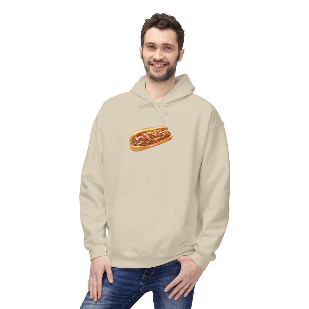 NYC Chopped Cheese Hoodie — New York Sandwich Hooded Pullover Sweatshirt
