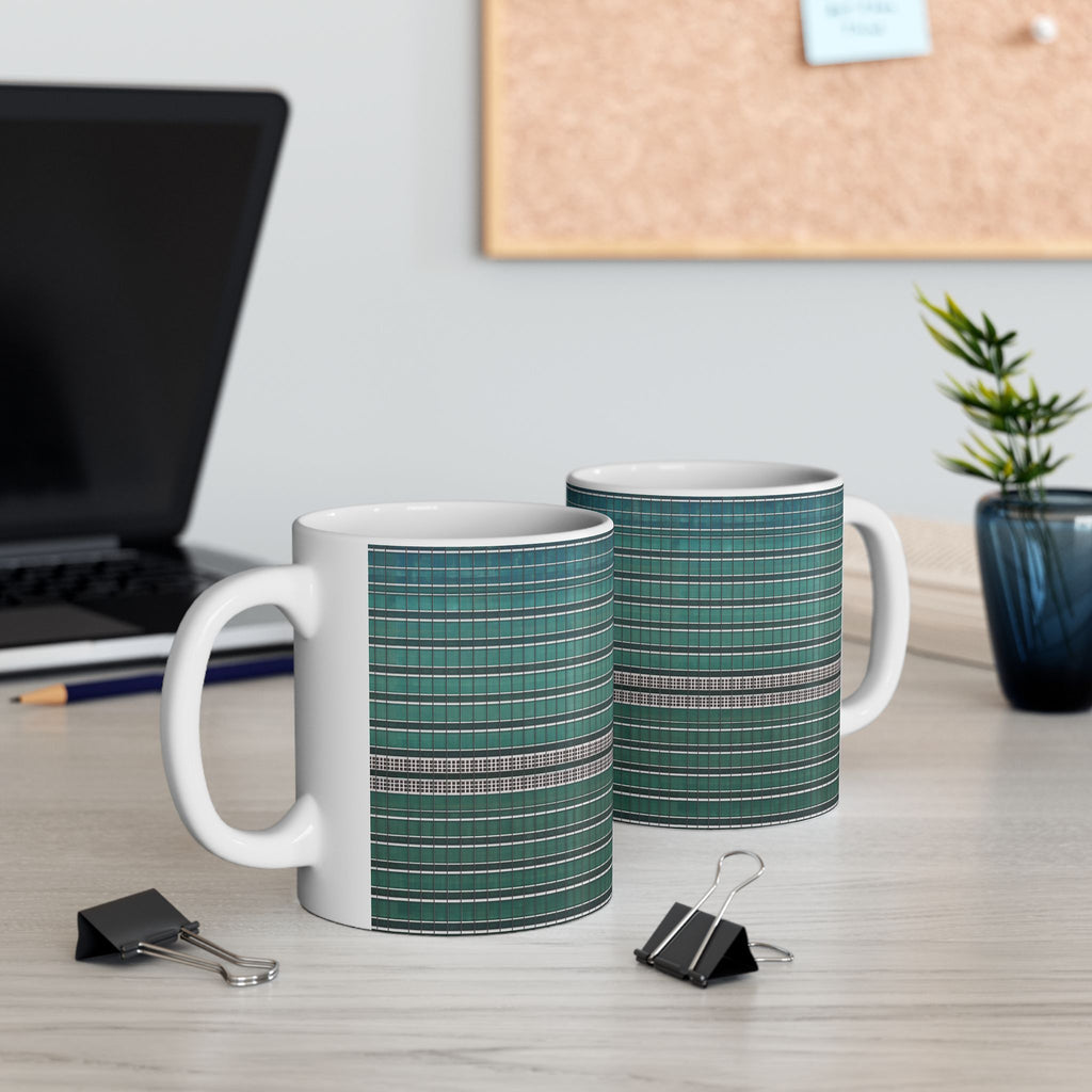 United Nations Building Mug | NYC Architecture Building Ceramic Mug