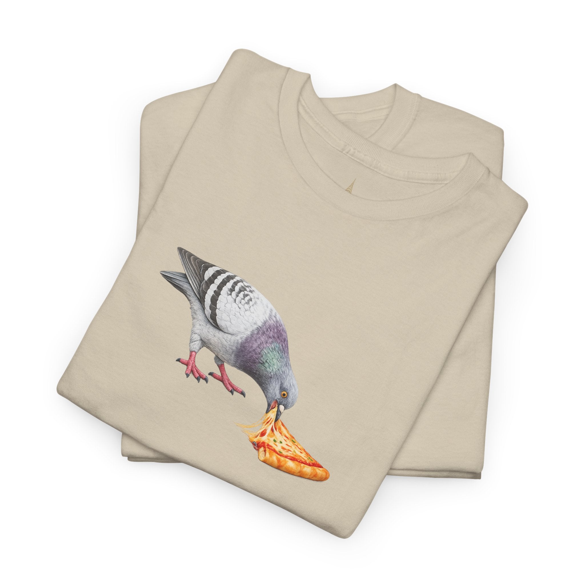 Customizable Little Italy NYC Pigeon T-Shirt | New York Pizza Lover Tee