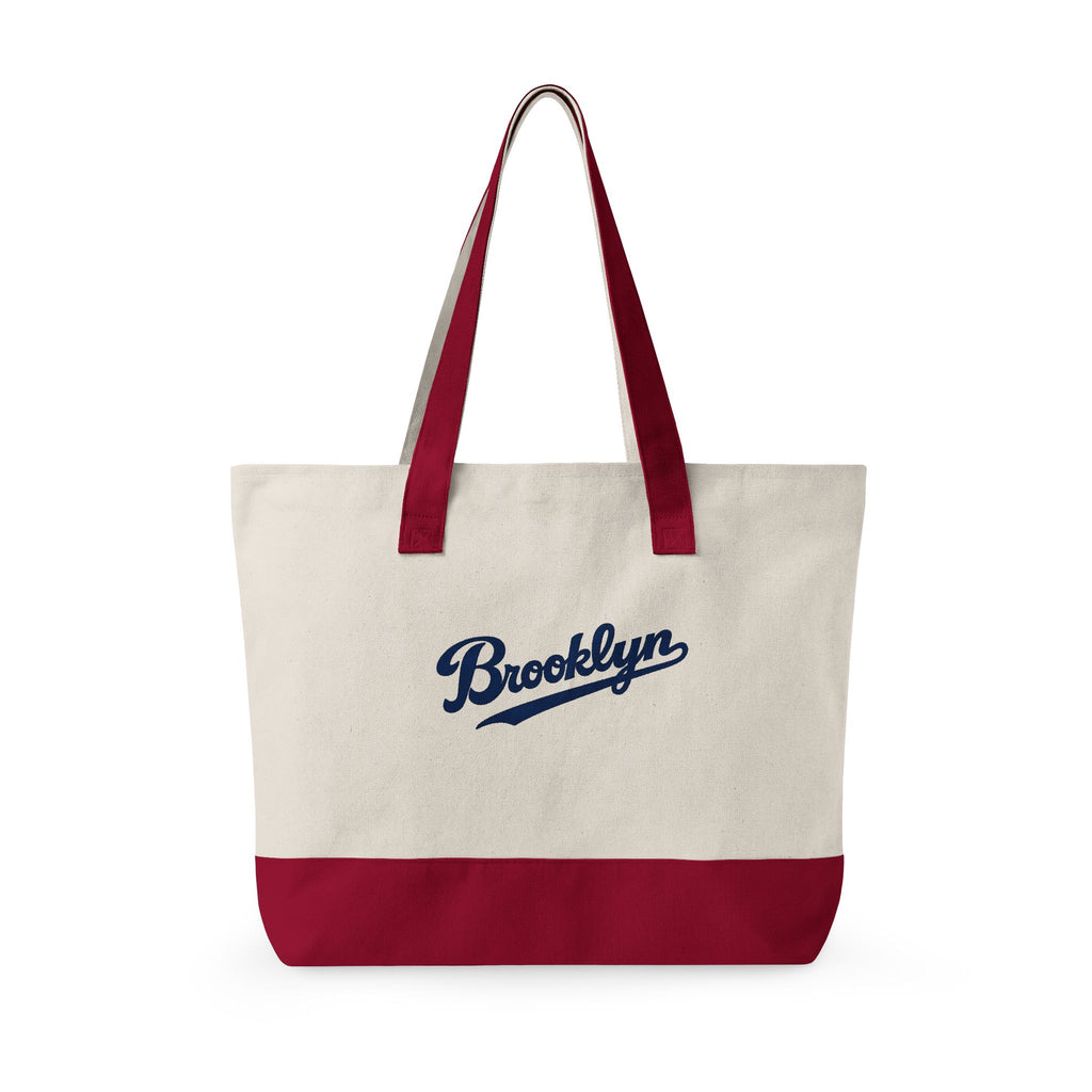 Brooklyn Canvas Tote — Zippered Market Bag