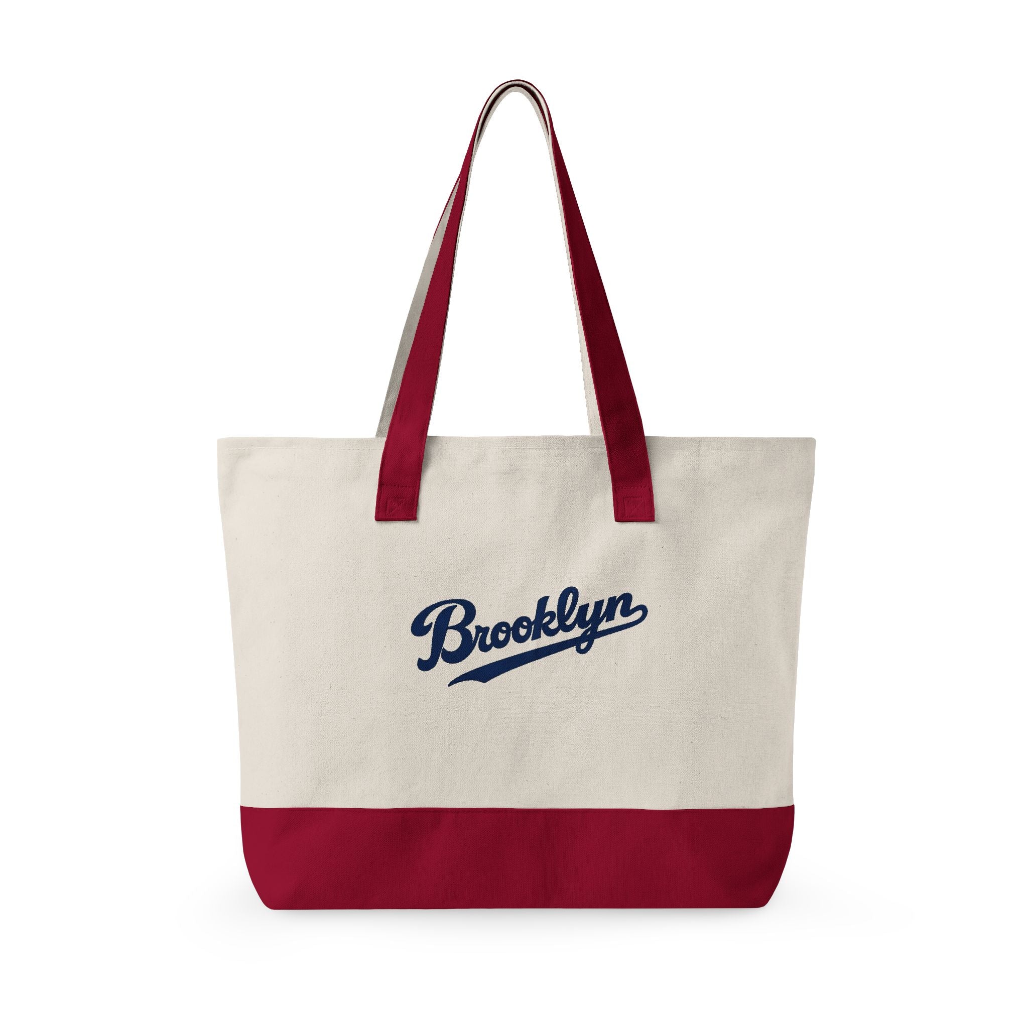 Brooklyn Canvas Tote — Zippered Market Bag