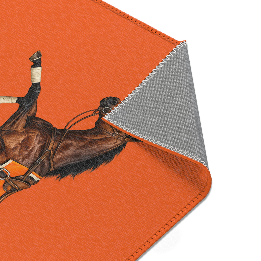 Ozone Park Horse Racing Area Rug – Decorative Floor Mat