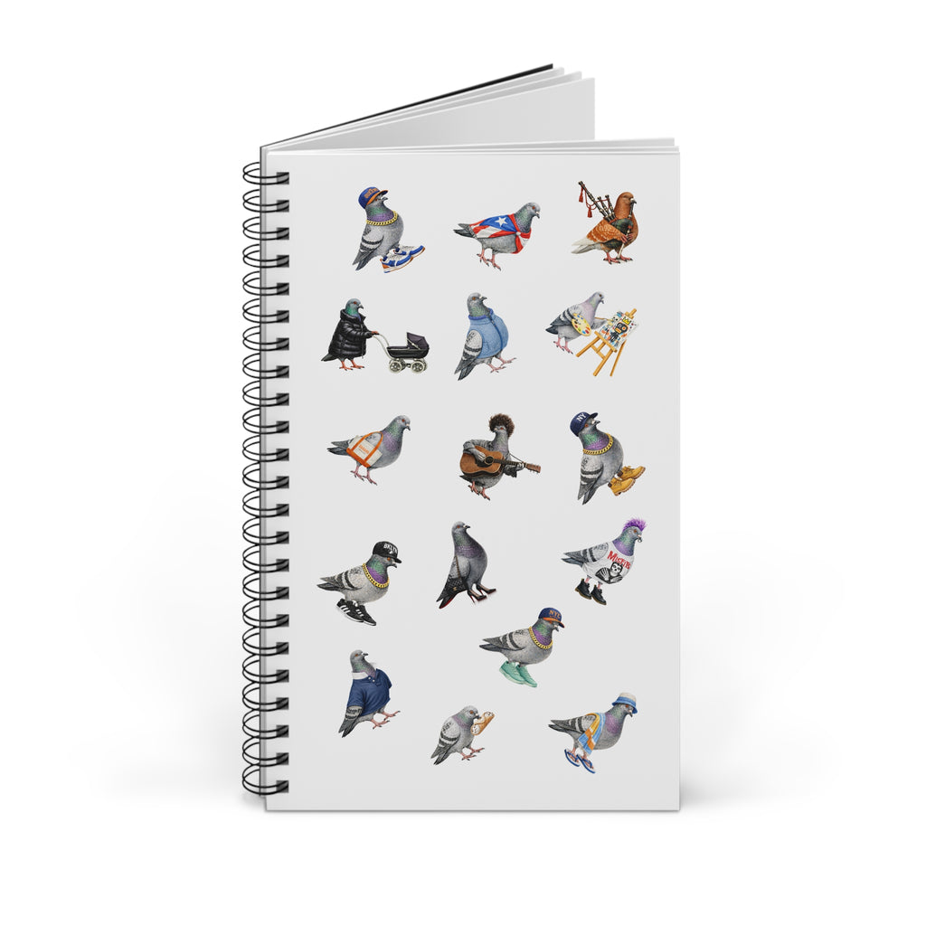 Pigeons of New York City Spiral Journal | NYC Pigeon Bird Lovers Notebook
