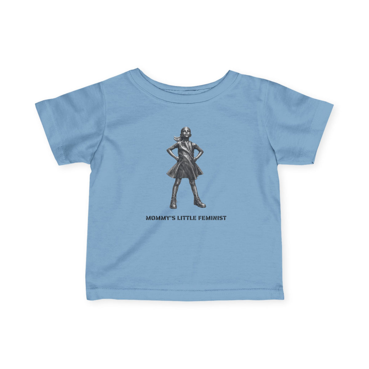 Mommy's Little Feminist NYC Baby Tee | Fearless Girl Infant T-Shirt