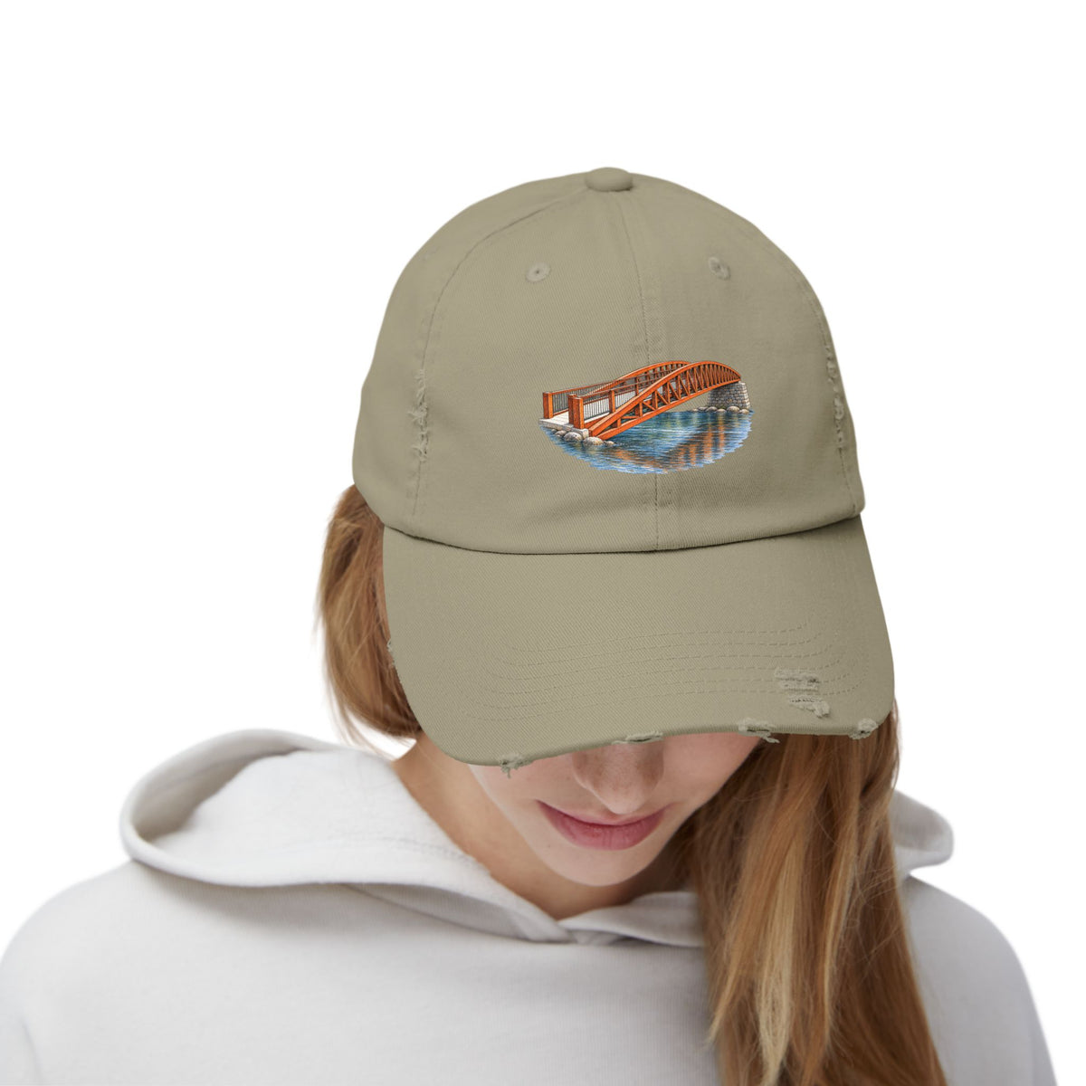 Neversink Crossing Distressed Cap — Fallsburg Catskills Upstate New York Hat